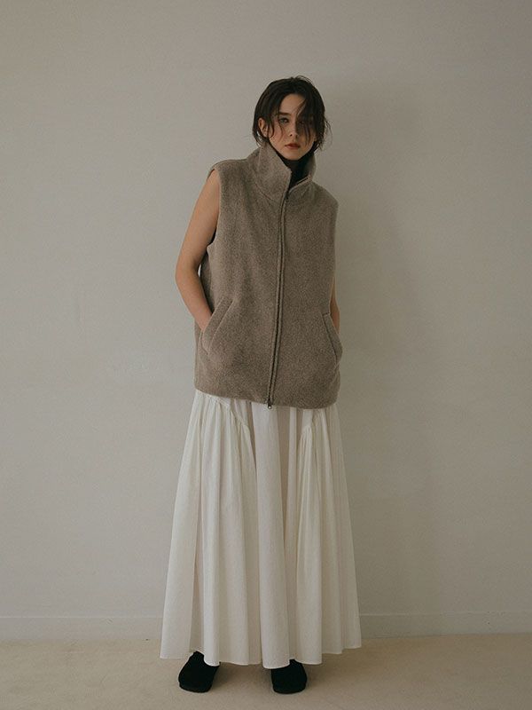 ETRE TOKYO - メルトン フリースベスト | ADDICT WEB SHOP