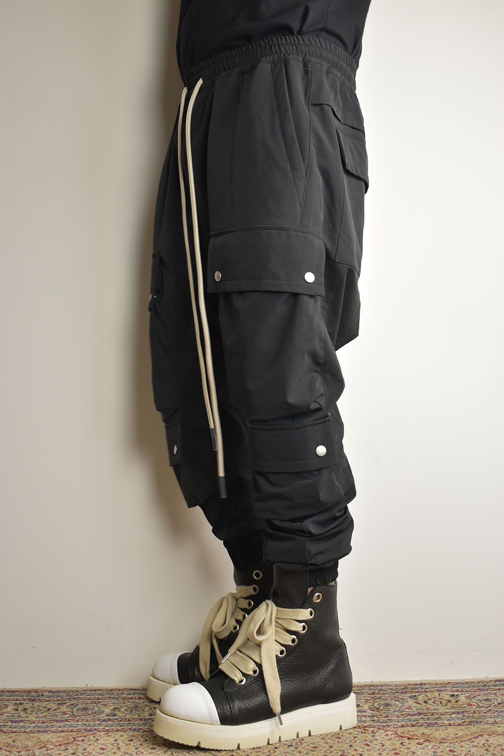 A.F ARTEFACT - Stretch Nylon Military Sarrouel Pants