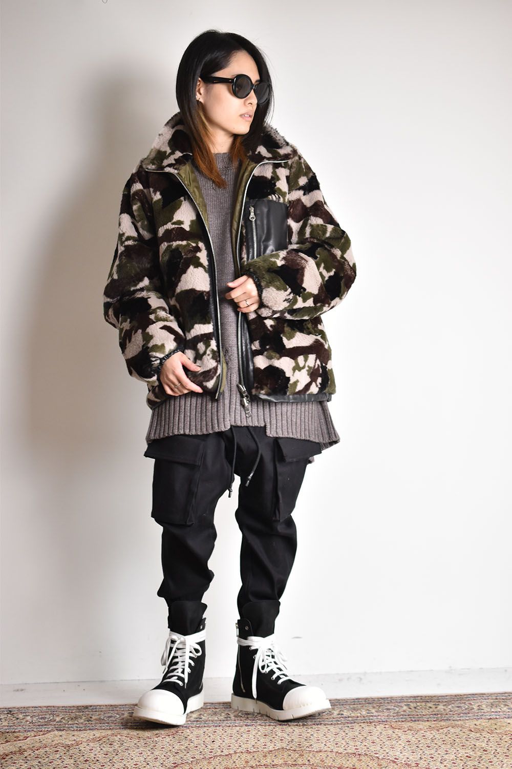 BACKLASH カモ柄ラビットファー 女子バージョン。 | 3092 | ALTRA