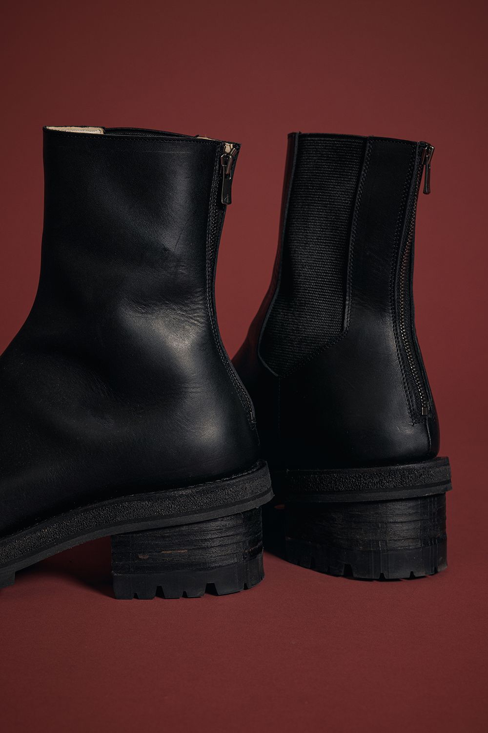 The Viridi-anne - BACK ZIP-UP BOOTS