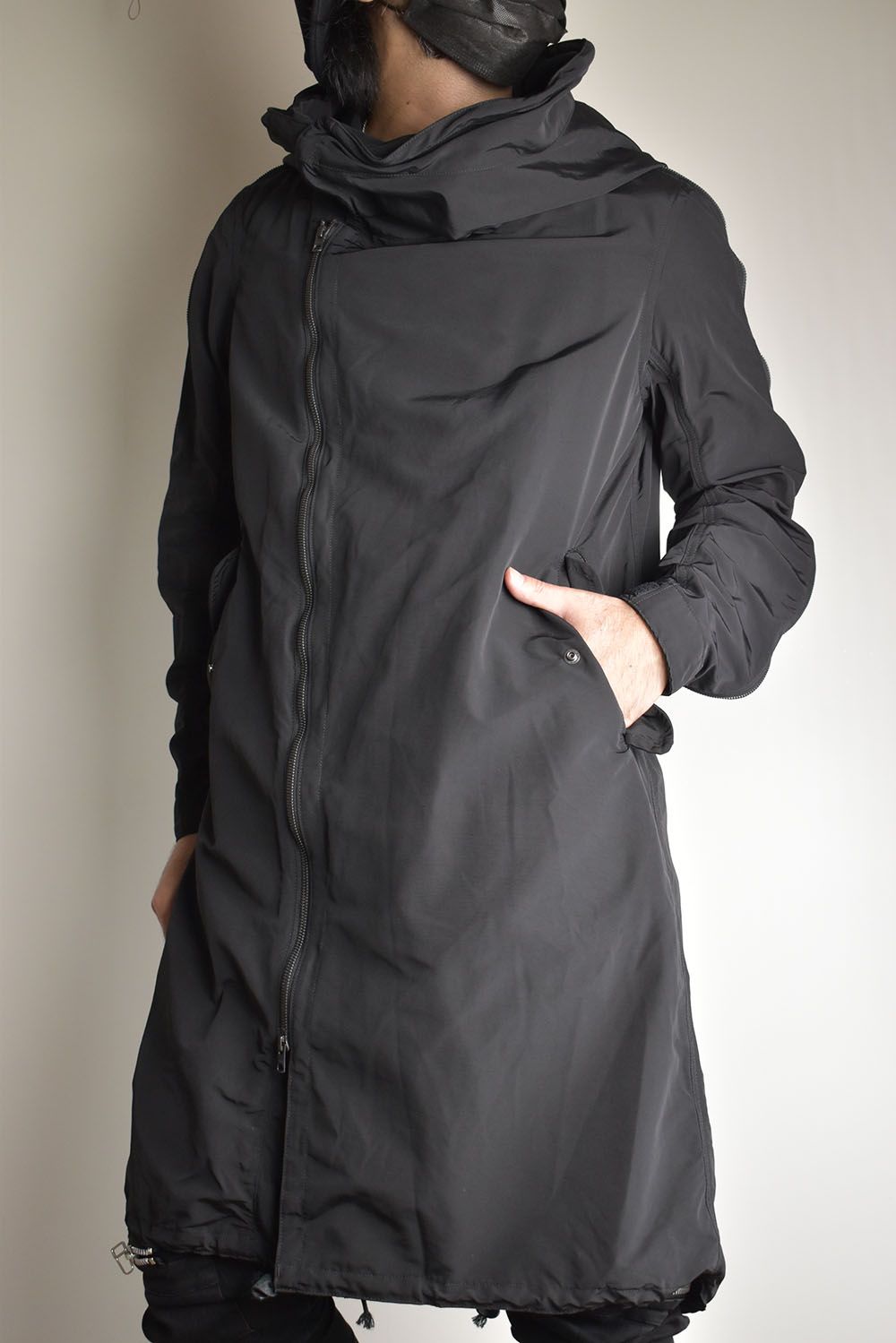 nude:masahiko maruyama - MULTI ZIP MILITARY HOODIE COAT