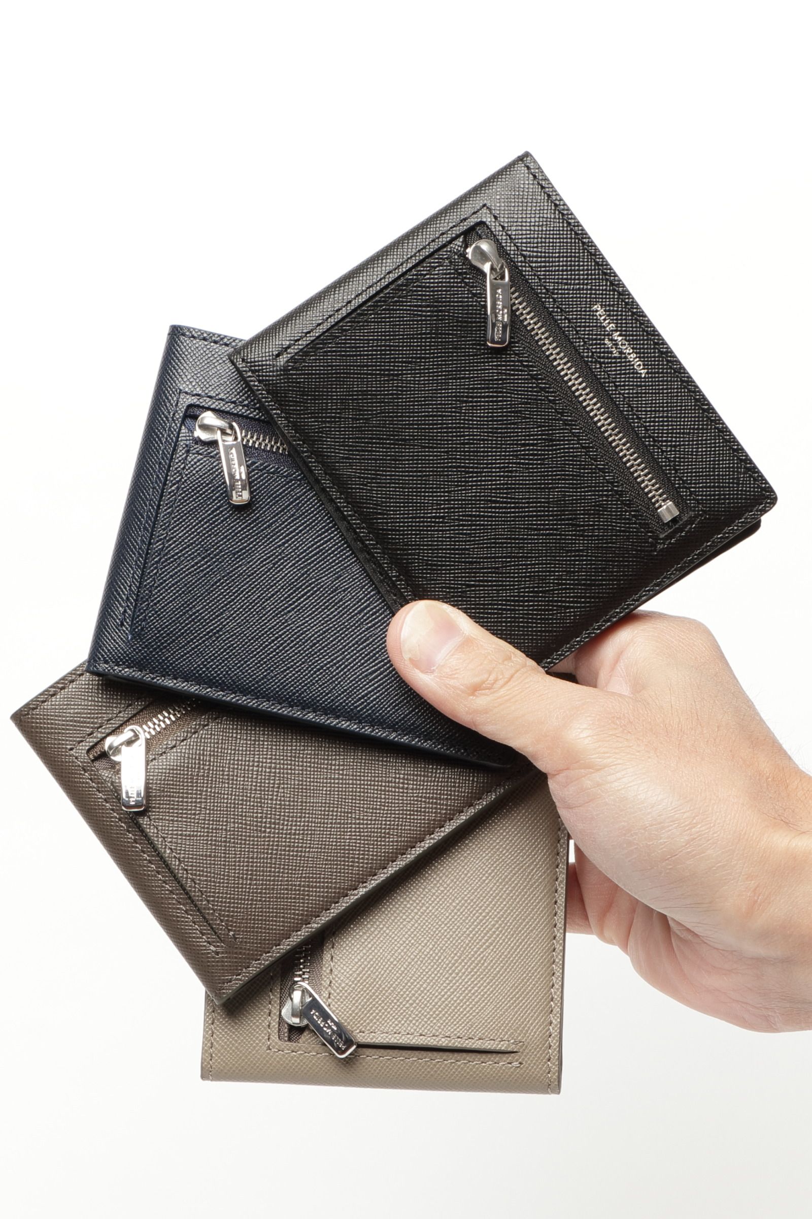 PELLE MORBIDA - Barcaシリーズ サフィアーノ調 カーフレザー