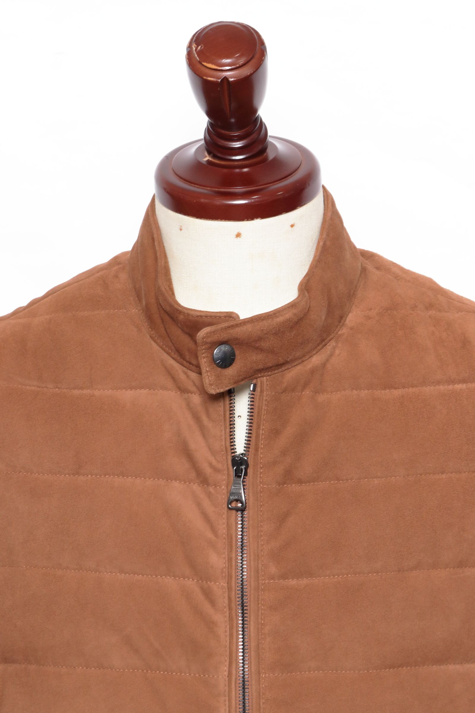 EMMETI - JURI D.VEST ゴートスキンスエード シングル ダブルジップ