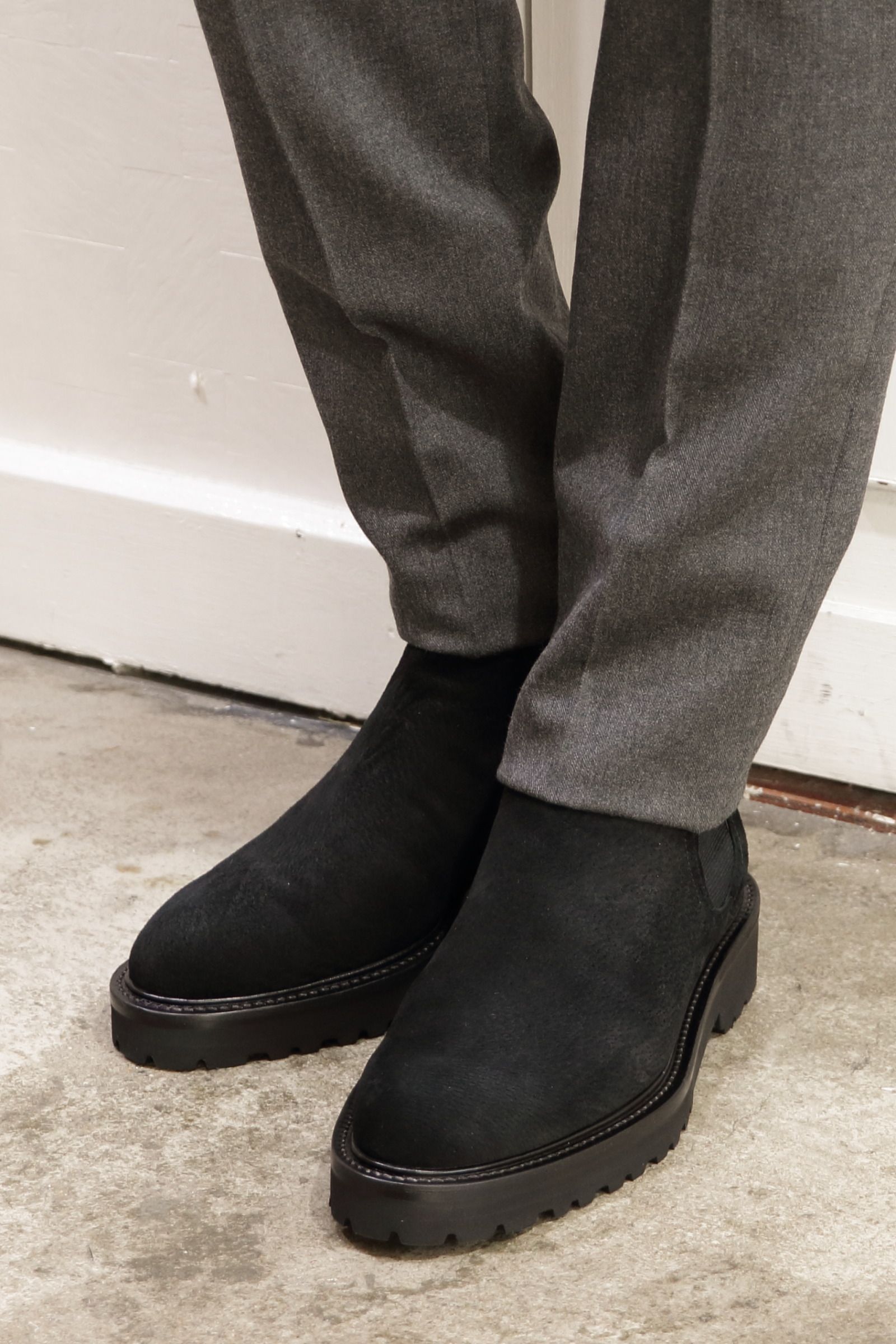 WH - 《BEKKU HOMME別注》【干場スペシャル】 撥水スエード サイドゴア