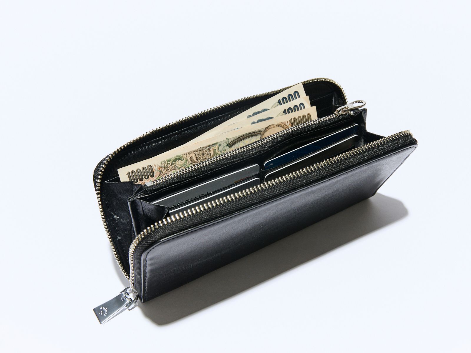 aniary - ラウンドL 長財布 Black 【aniary】 | BRYAN