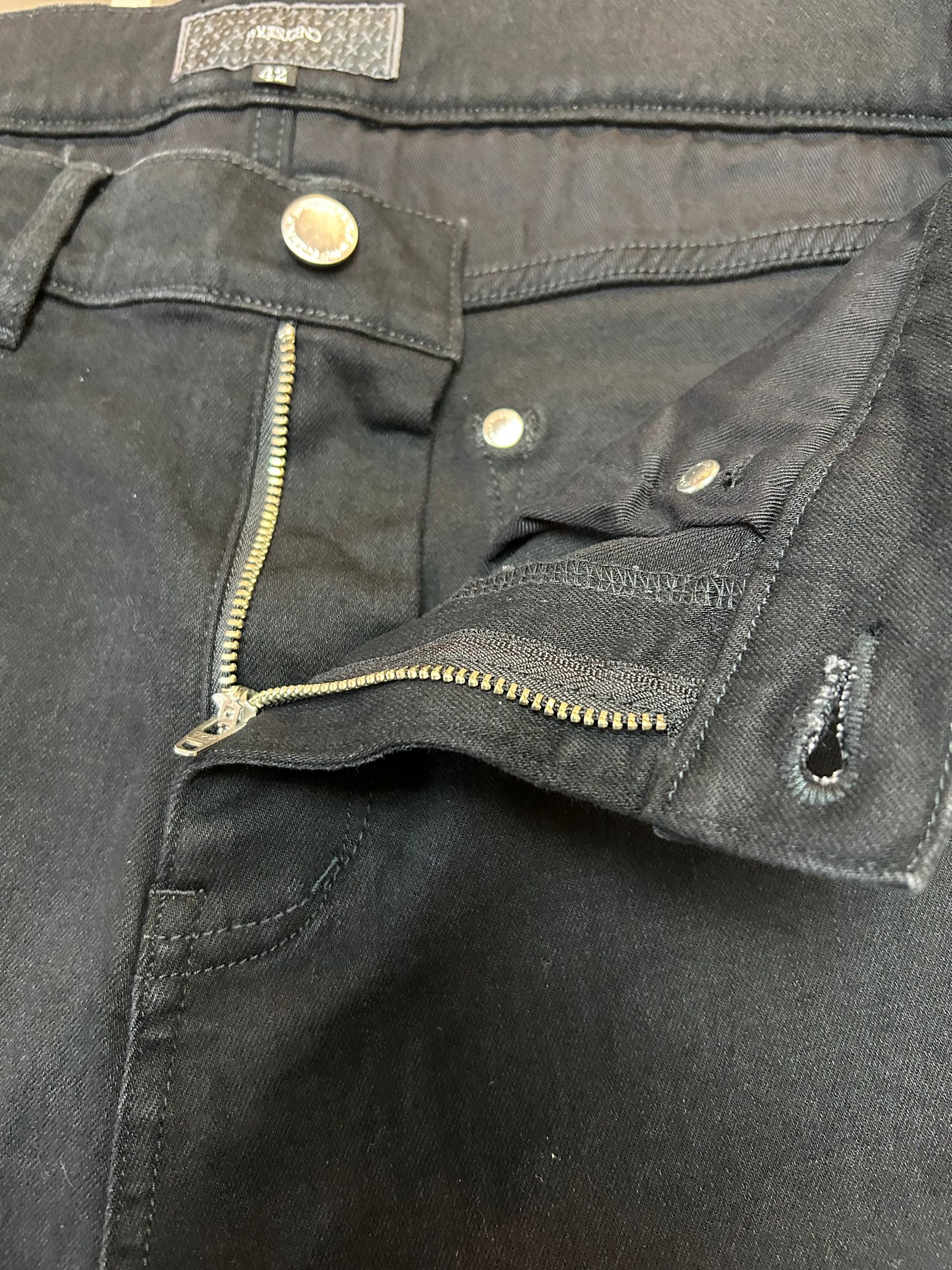 ys Yuji SUGENO - High Power Stretch Denim Semi Sarouel Pants