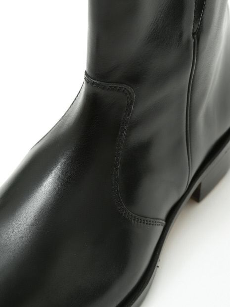 5351 POUR LES HOMMES - サイドゴア ジップブーツ ブラック 4cmヒール