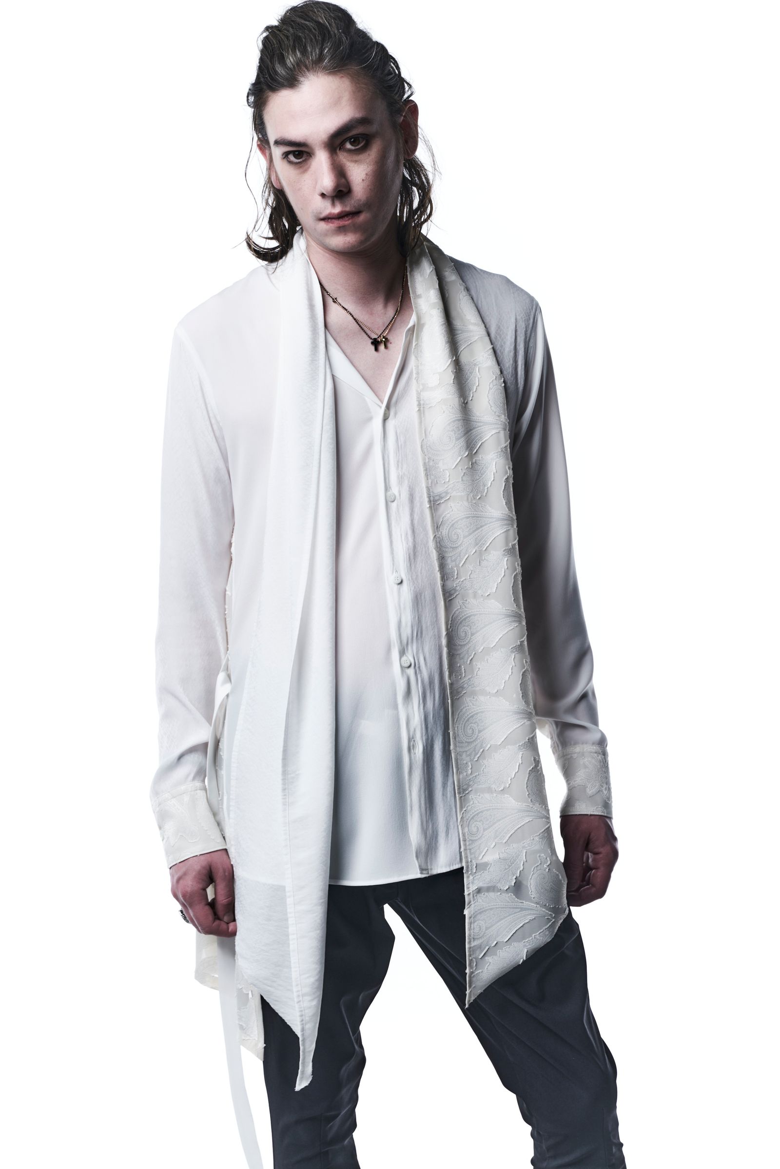 kiryuyrik - StoalShirts シャツ CrazyPattern / Black 【kiryuyrik