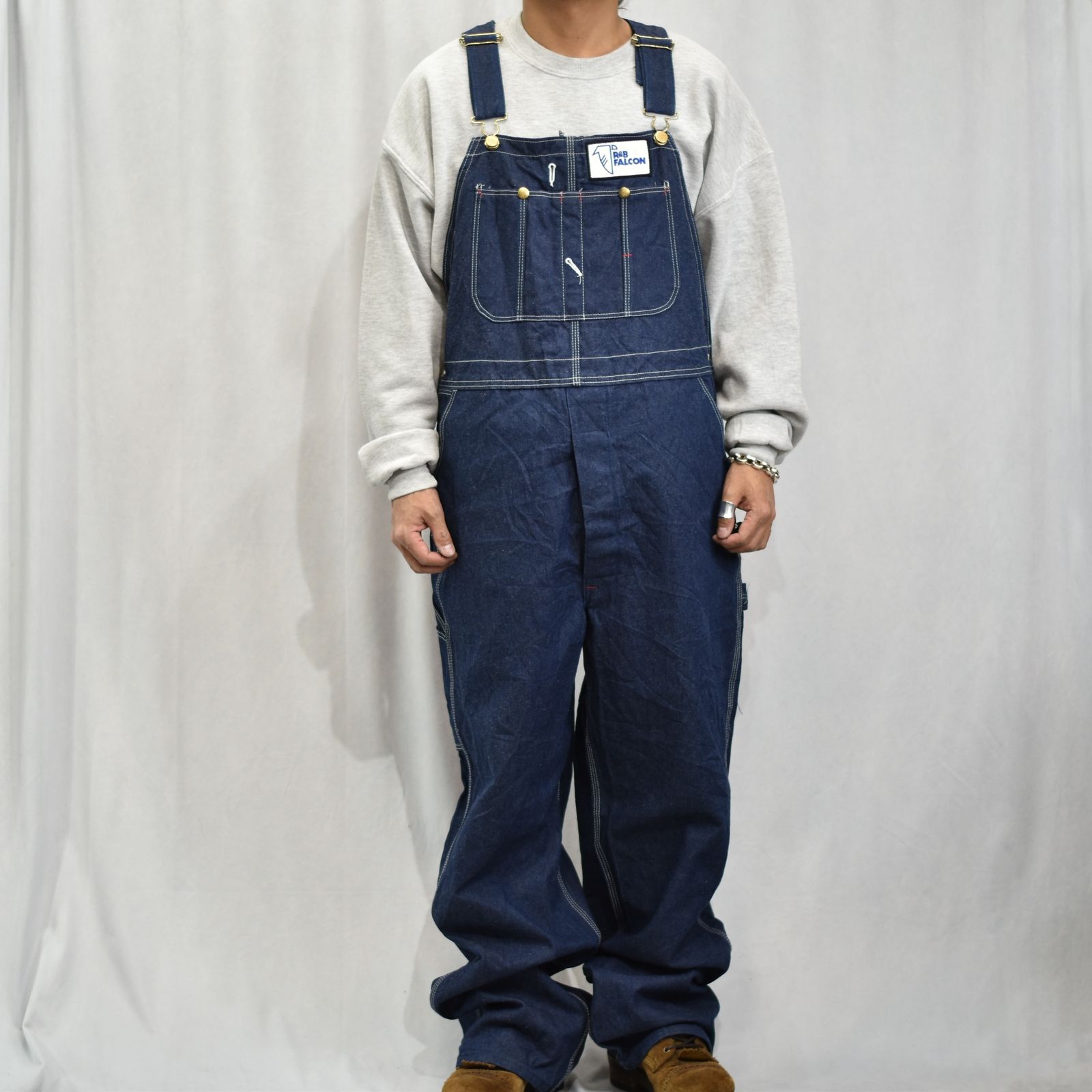 古着 90's / Dickies ディッキーズ リジッドデニム オーバーオール