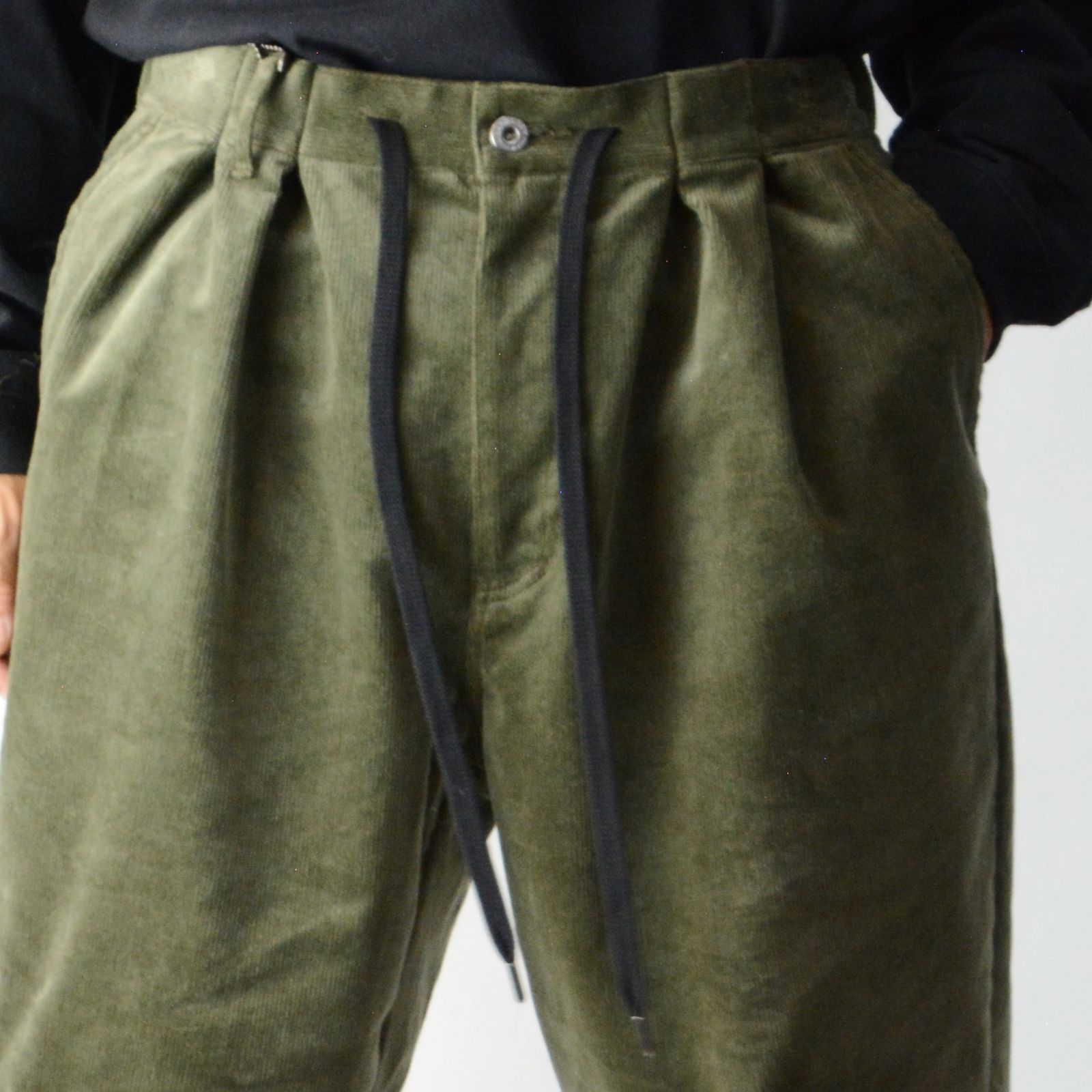 ISAMU KATAYAMA BACKLASH - コーデュロイ ワイドパンツ （KHAKI