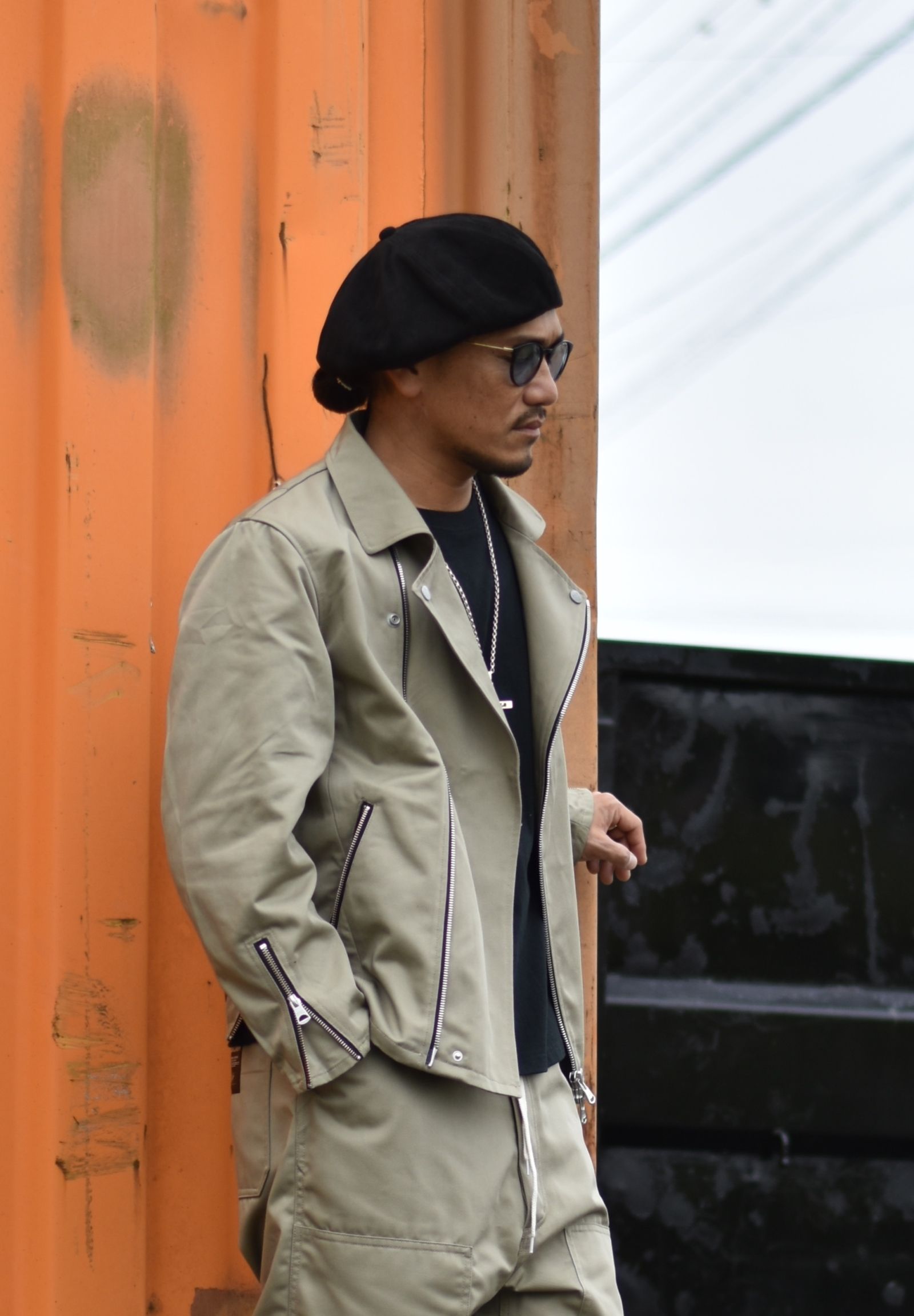 ISAMU KATAYAMA BACKLASH - ×× Dickies ライダース (KHAKI) | chord