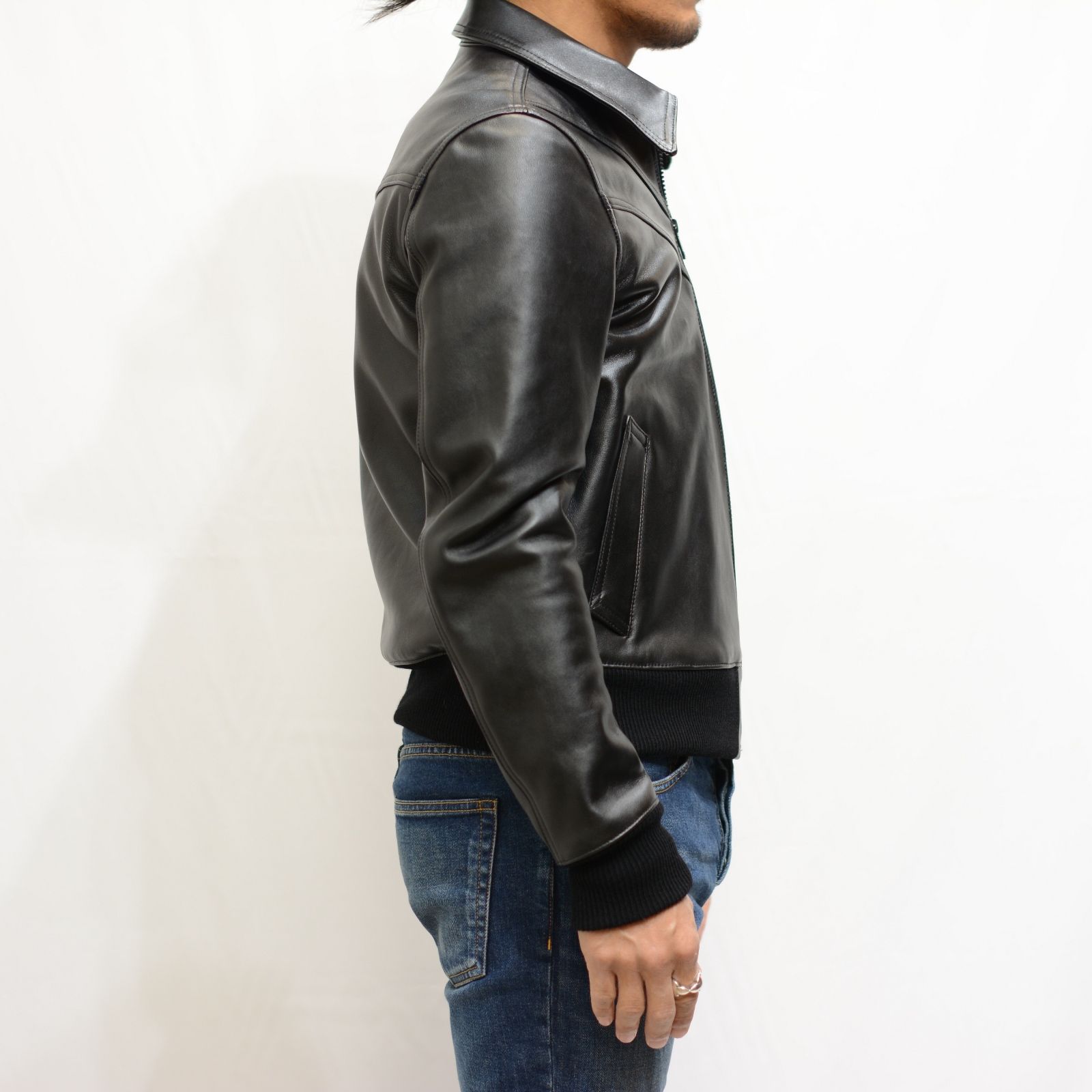 MINEDENIM - Sheep Leather Zipup JKT | chord online store