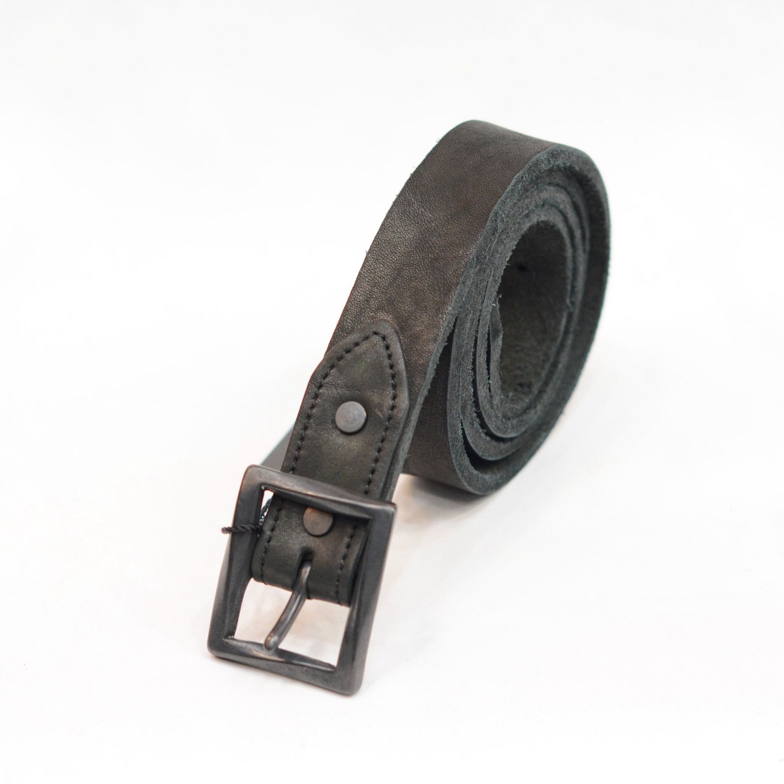 ISAMU KATAYAMA BACKLASH - ダブルショルダー製品染め 30㎜ベルト