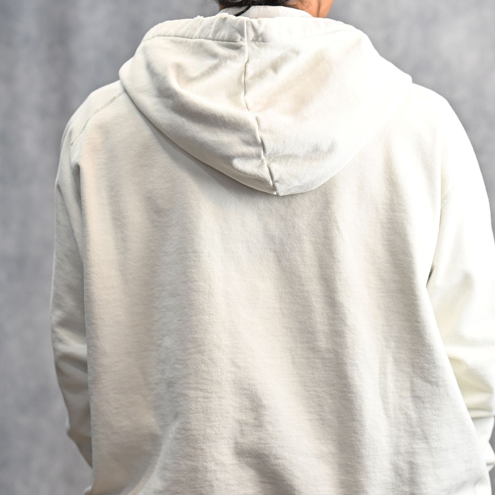 concause - W-V AFTER HOODIE (OFF WHITE / オフホワイト) パーカー