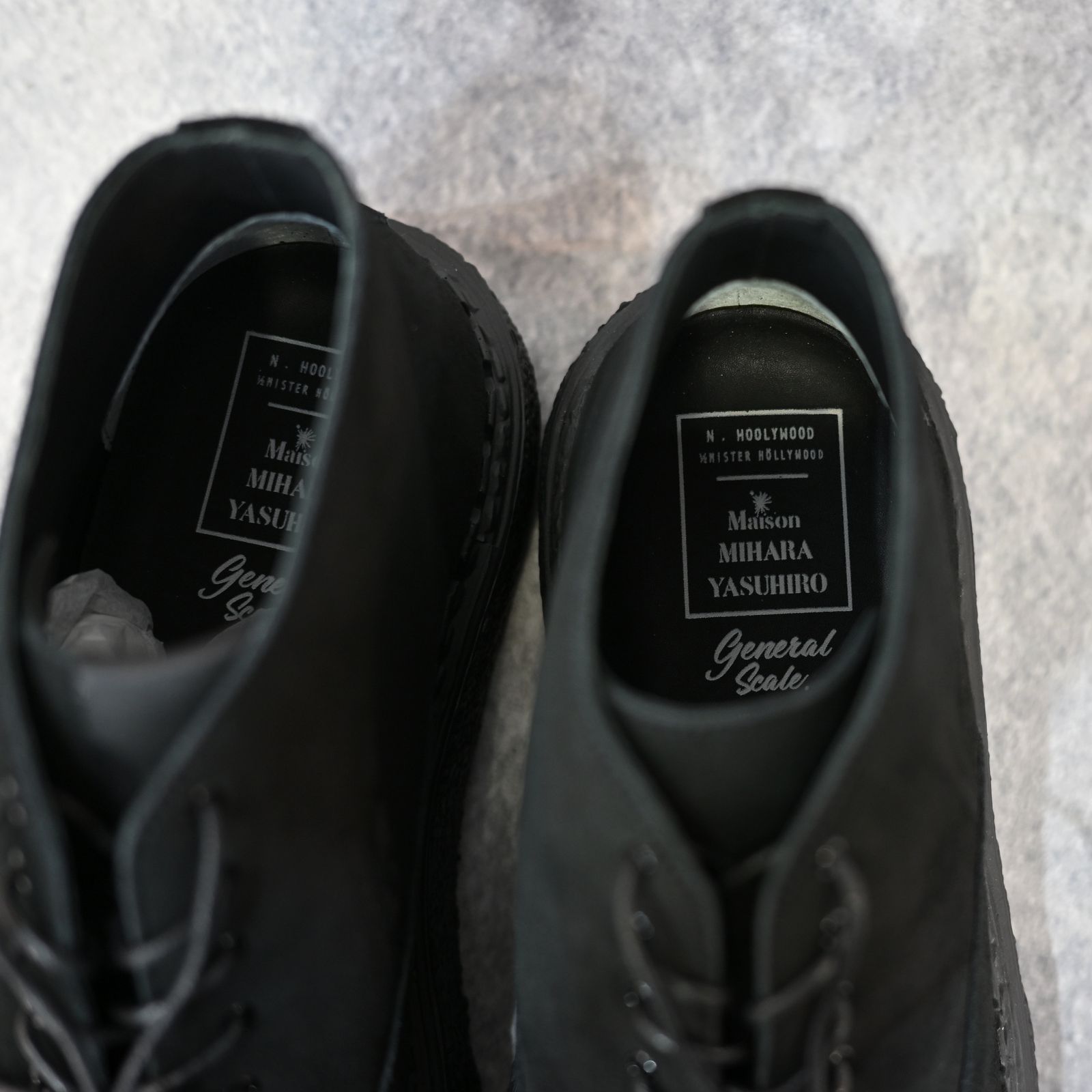 N.HOOLYWOOD - × General Scale. Maison MIHARA YASUHIRO SUEDE BOOTS