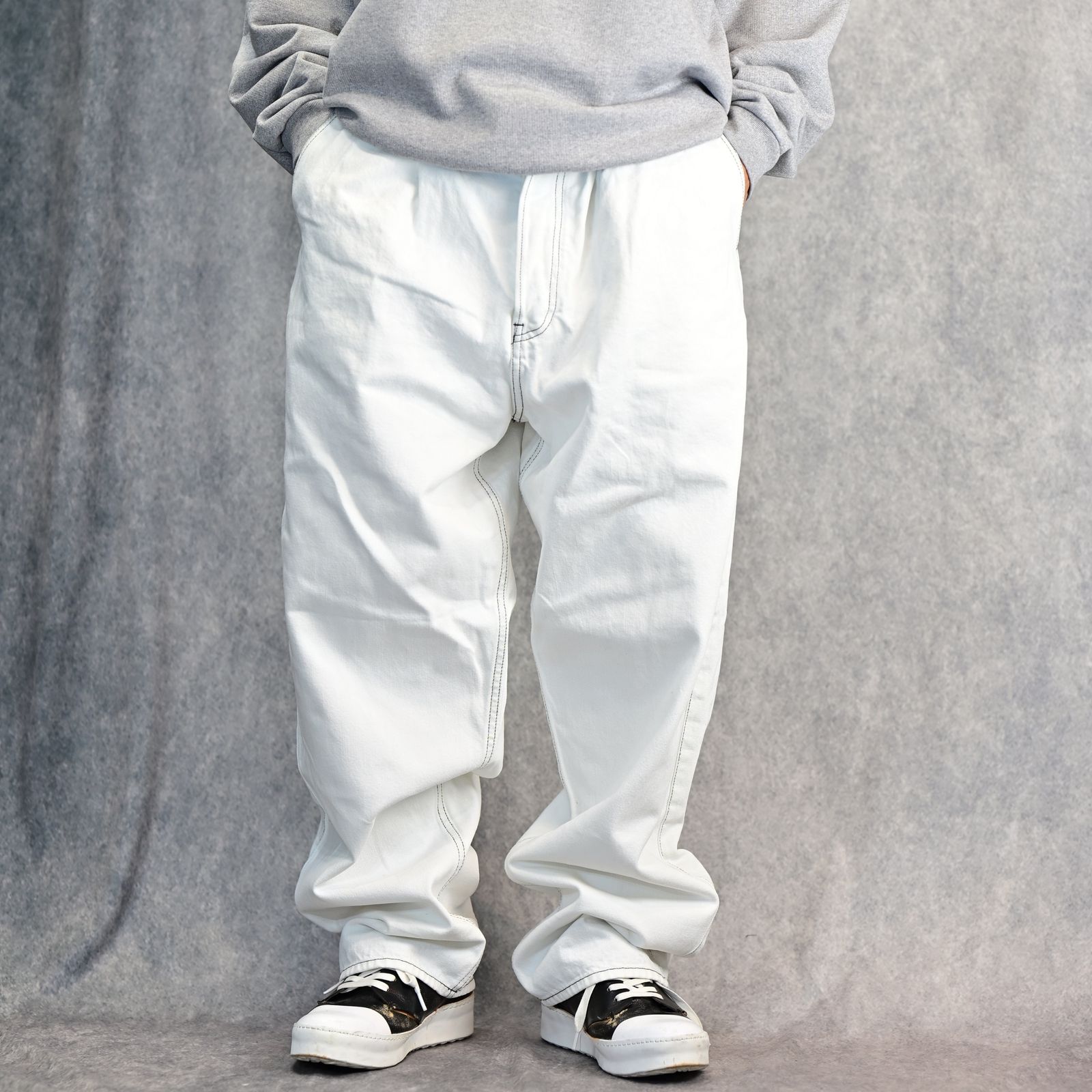 MINEDENIM - Denim Tucked Wide TRS （WHS） / ワイドデニムデニム