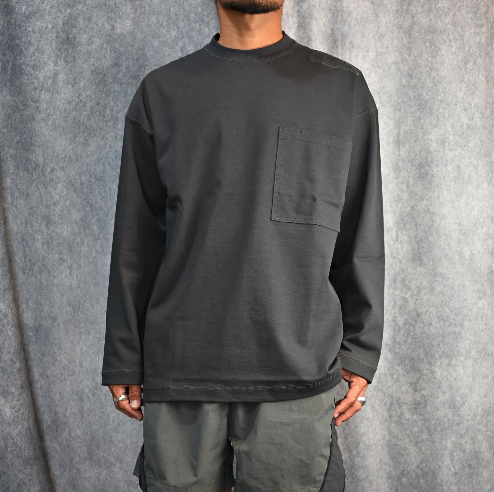 N.HOOLYWOOD - POKET LONG SLEEVE T-SHIRT （BLACK） / ロングスリーブ