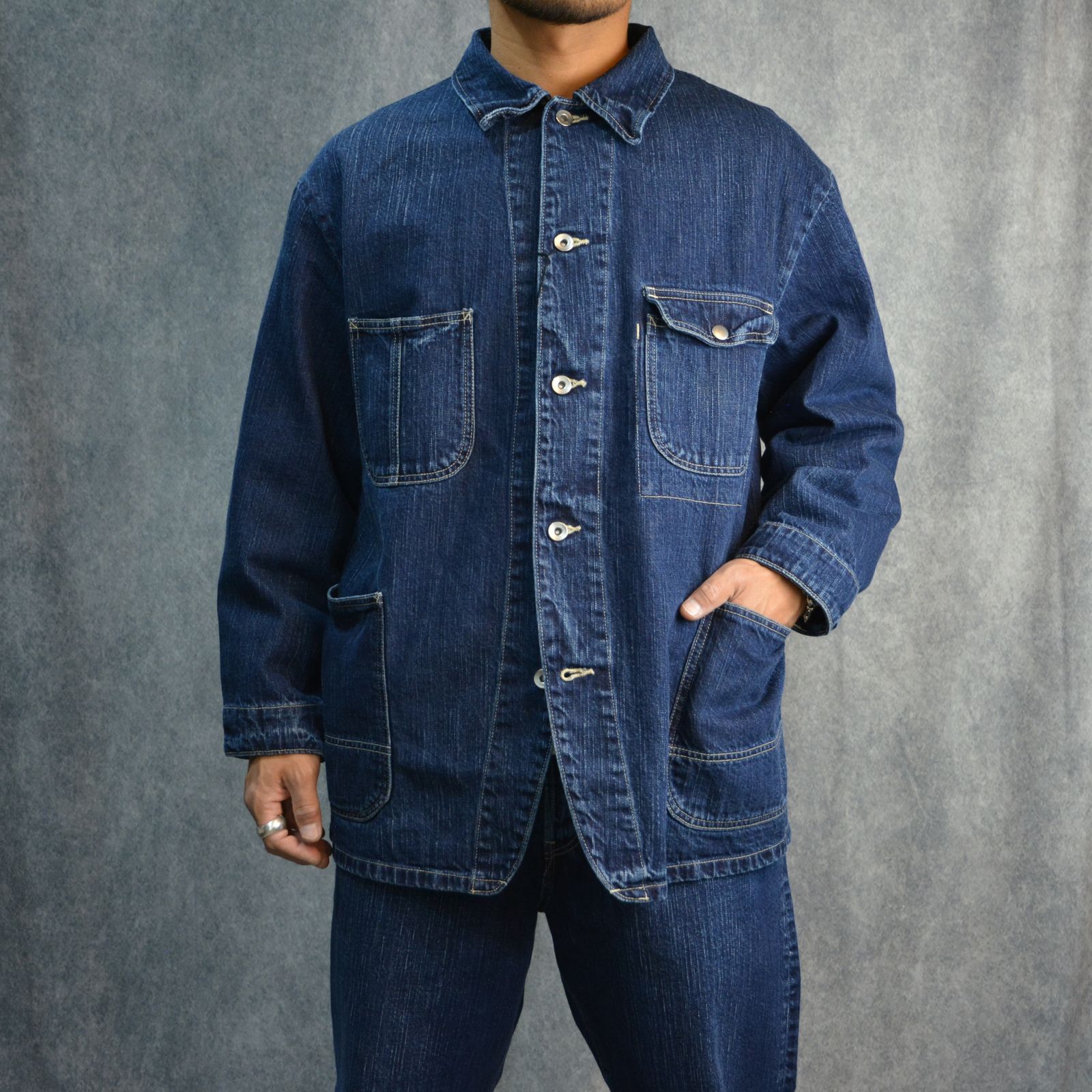 Porter Classic - STEINBECK DENIM COVERALLS (INDIGO) - デニム