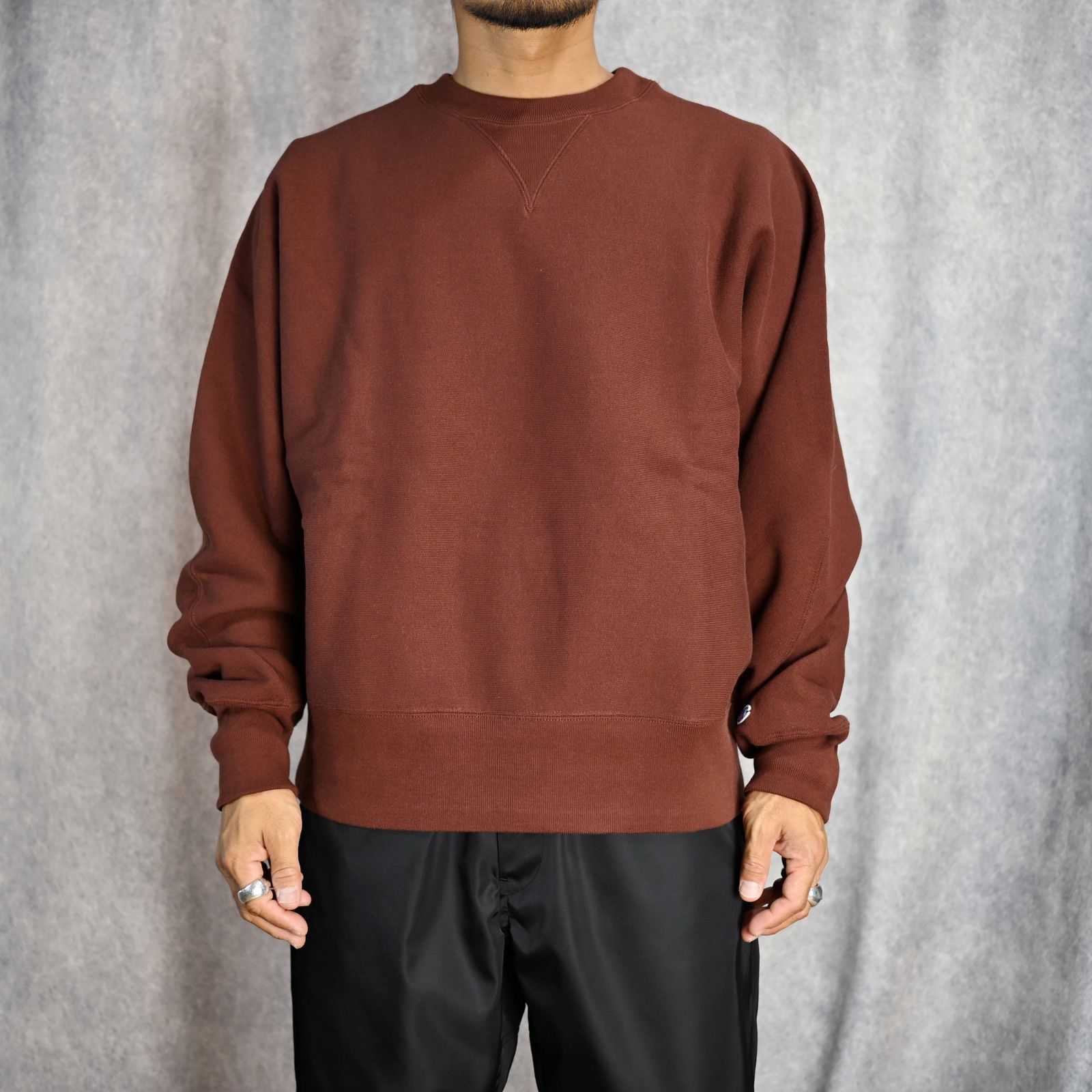 N.HOOLYWOOD - × Champion CREWNECK SWEATSHIRT (BROWN