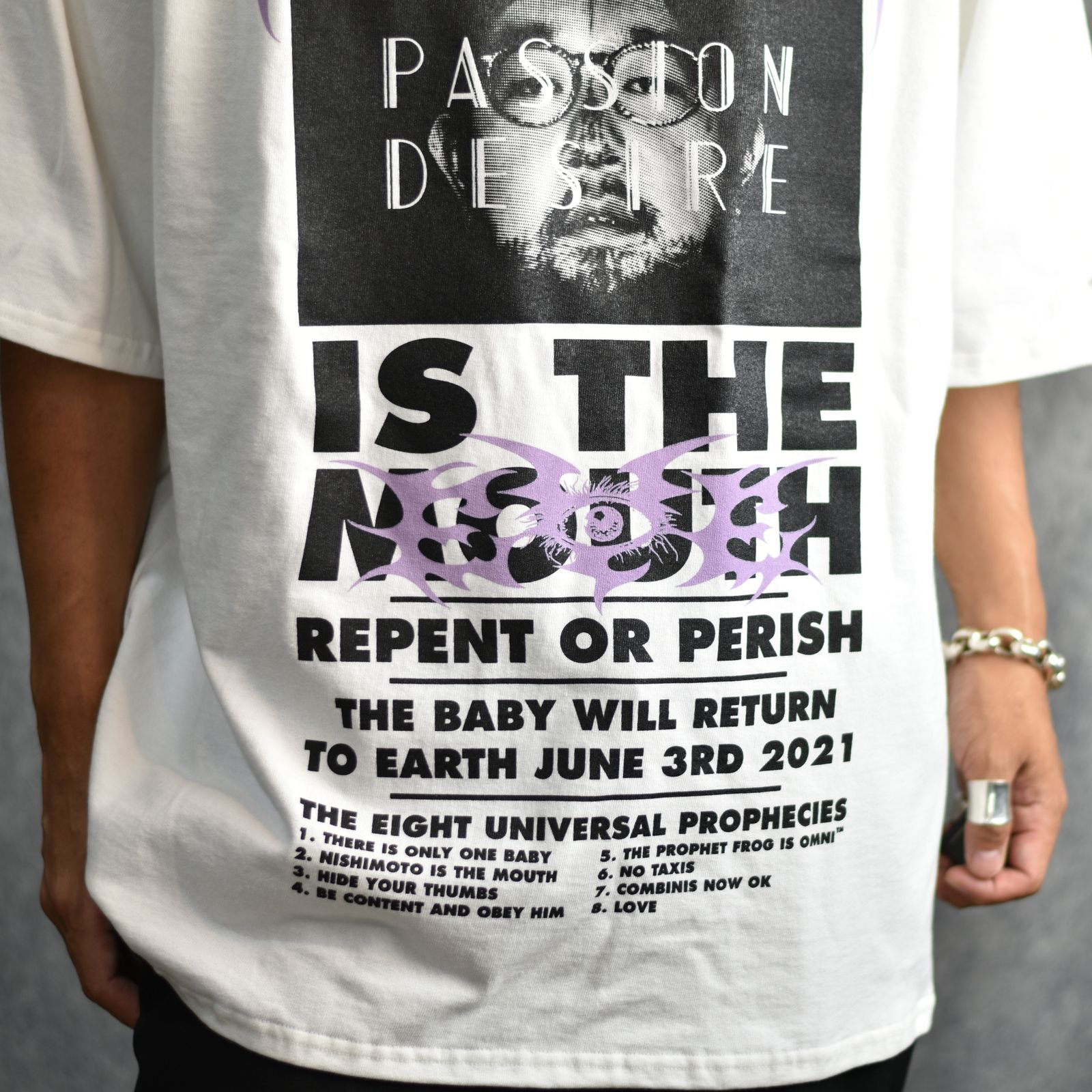 el conductorH - xNISHIMOTO IS THE MOUTH COTTON CLASSIC T-SHIRT