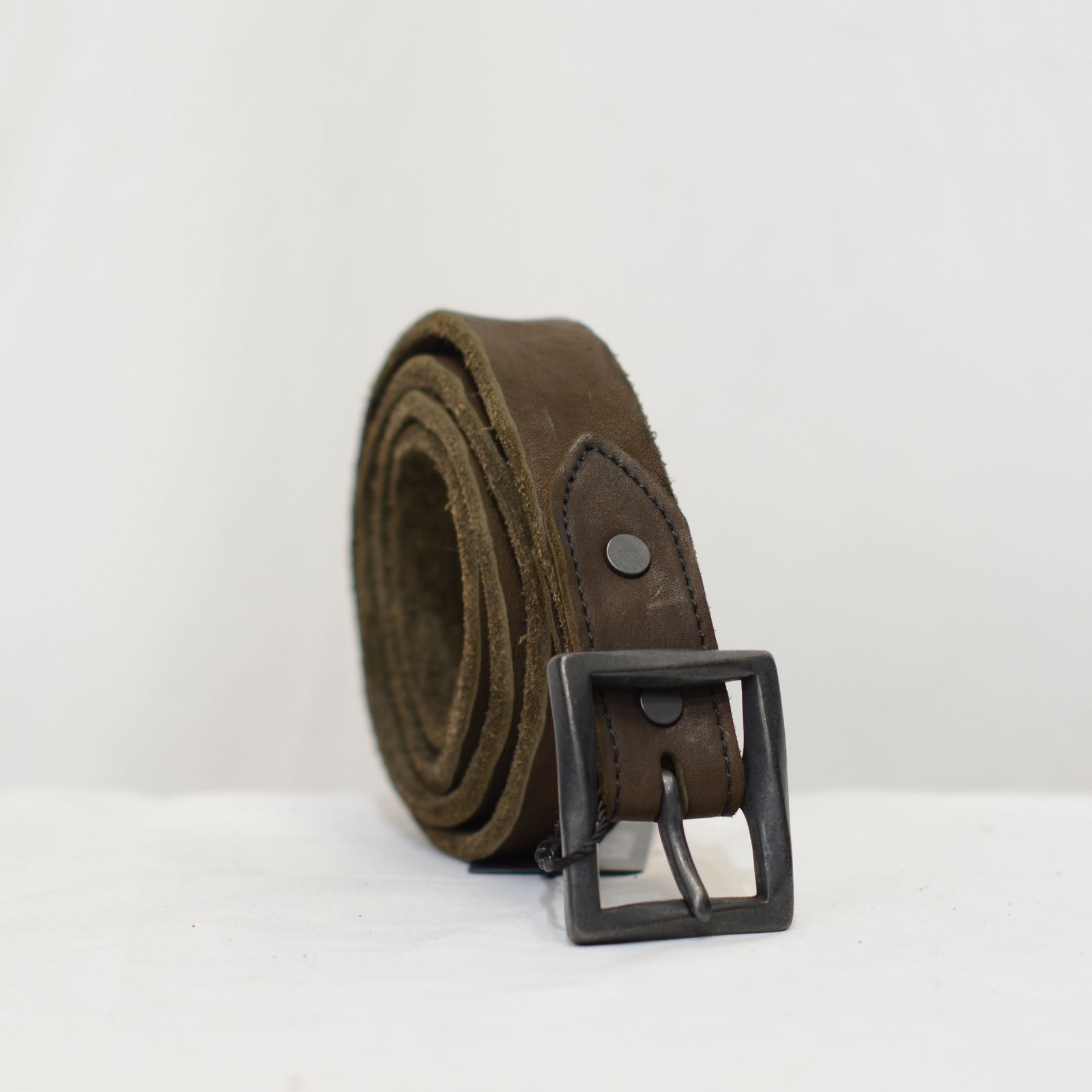 ISAMU KATAYAMA BACKLASH - ダブルショルダー製品染め 30㎜ベルト