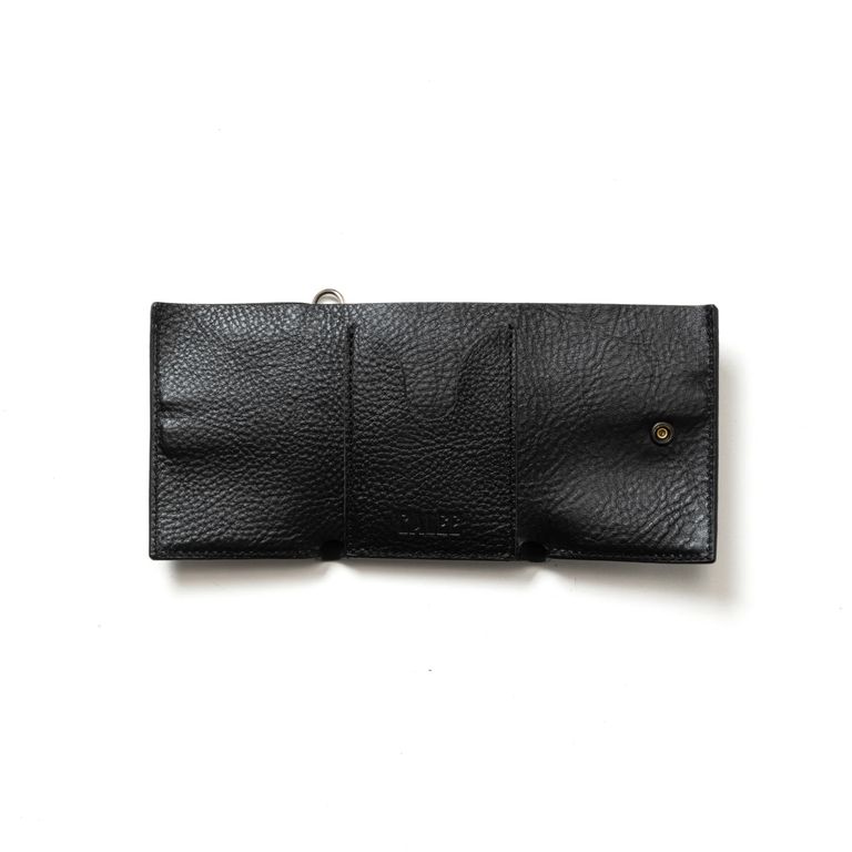 CALEE - STUDS LEATHER MULTI WALLET (BLACK) / スタッズ レザー