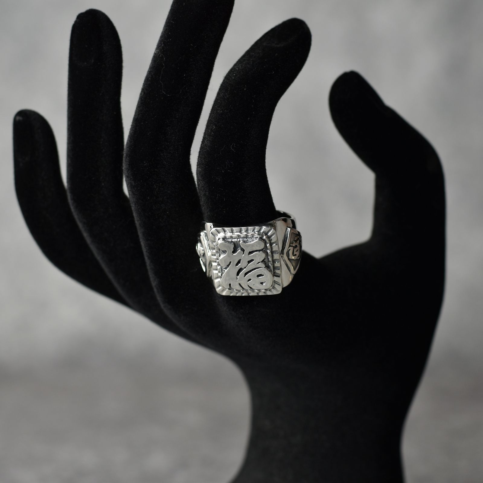 CALEE - MEXICAN TASTE JAPANESE FUKU RING (SILVER) / メキシカン 福