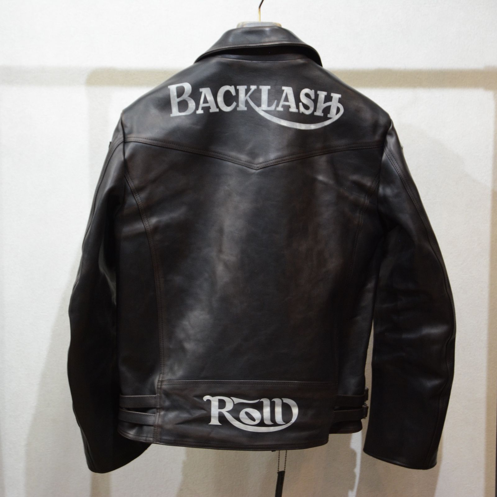 ISAMU KATAYAMA BACKLASH - × ROLL コラボ ダブルライダースジャケット