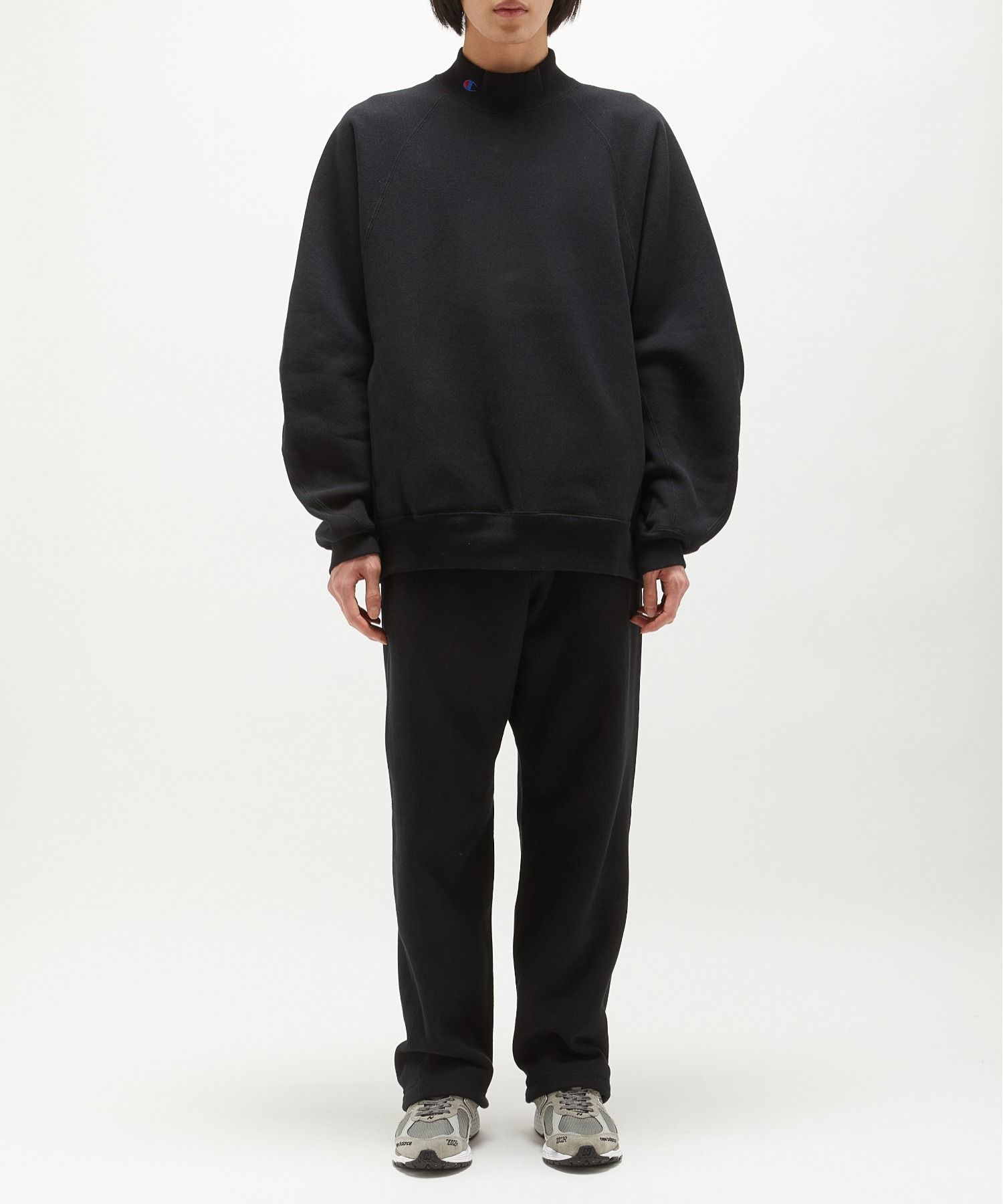 N.HOOLYWOOD - Champion MOCKNECK SWEATSHIRT （BLACK
