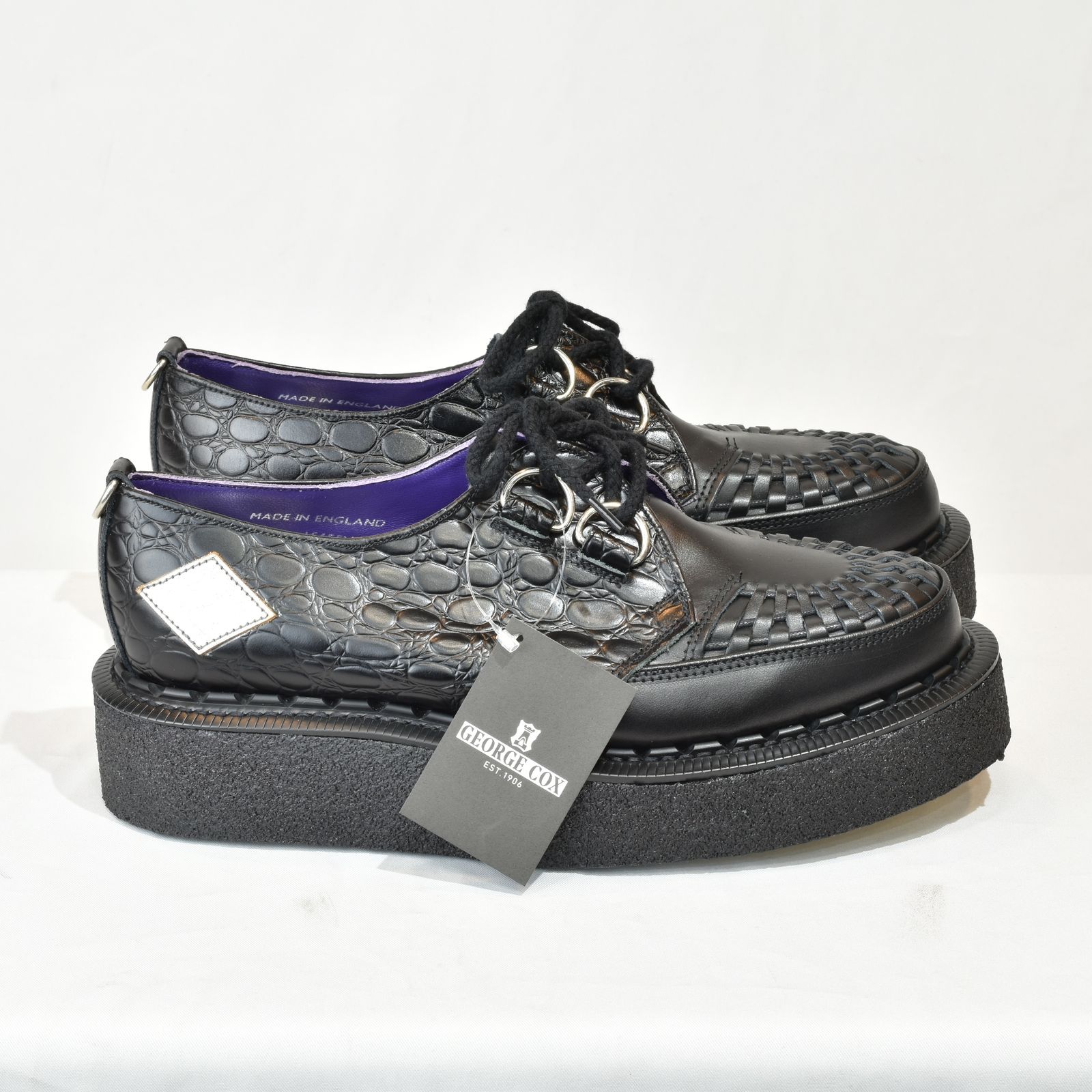 el conductorH - x GEORGE COX 3588 'Gibson BACK D-RING CREEPER (BK