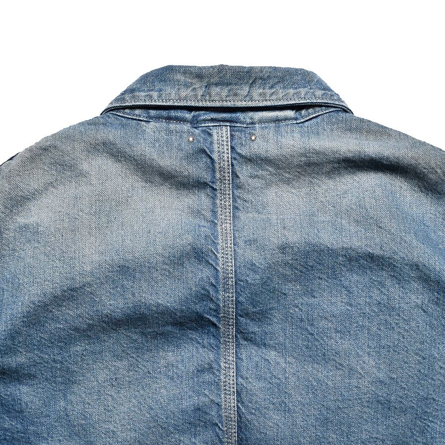 MINEDENIM - G.Nep Denim Liner Coverall JKT （USED） / グレーネップ