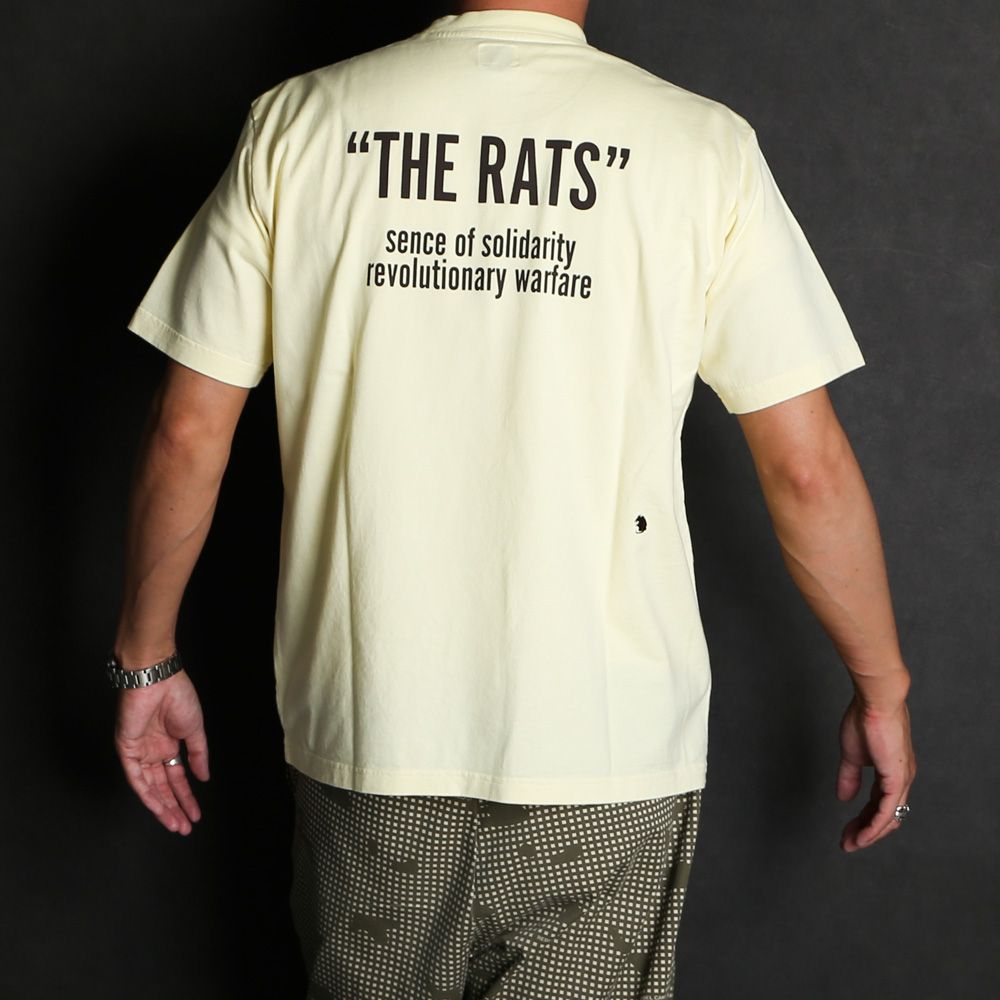 RATS - CIRCLE POCKET TEE - L.YELLOW / Tシャツ / 24'RT-0601