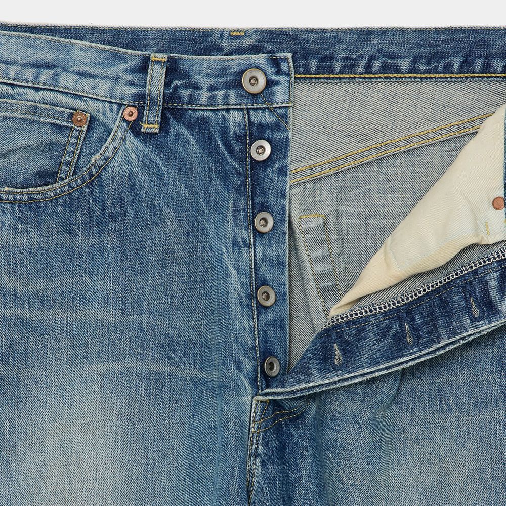 marka - 【ラスト1点-サイズ2】 COCOON FIT JEANS - USED WASHED