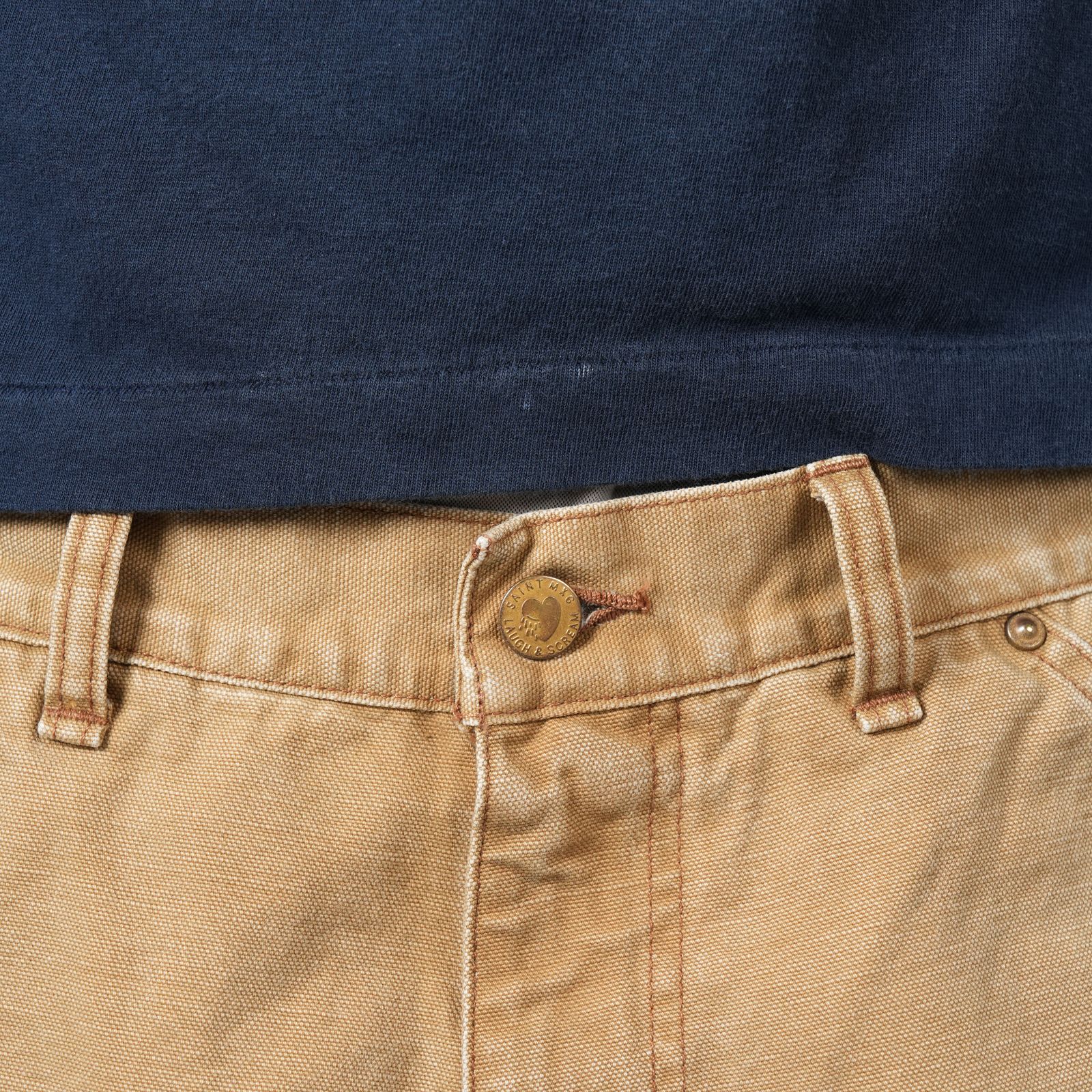 SAINT M×××××× - 【ラスト1点】SM-HR8-0000-072 / DOUBLE KNEE SHORTS