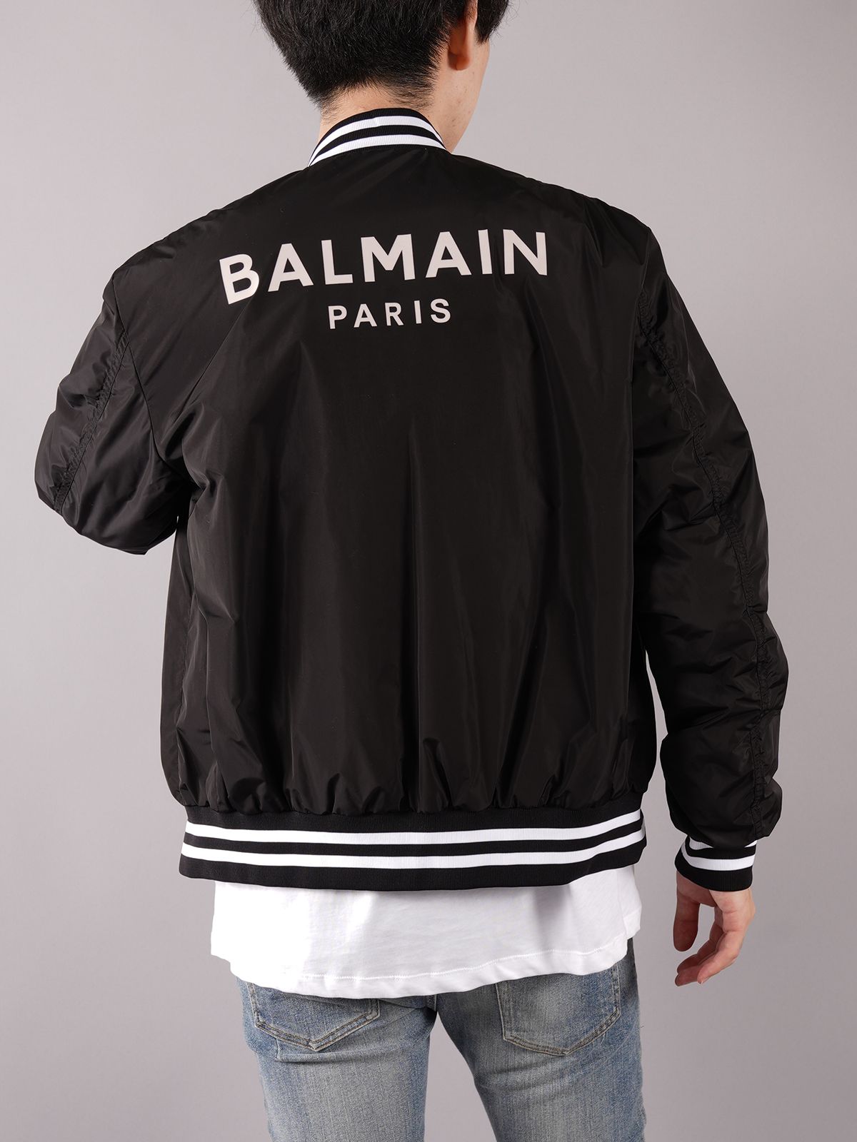 BALMAIN - 【ラスト1点】BH1 NYLON BOMBER JACKET / ボンバー