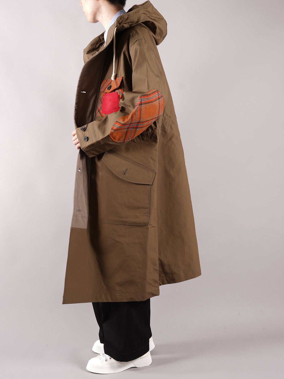 JW ANDERSON - ラスト1点 / LONG PARKA / ロングパーカ (グリーン