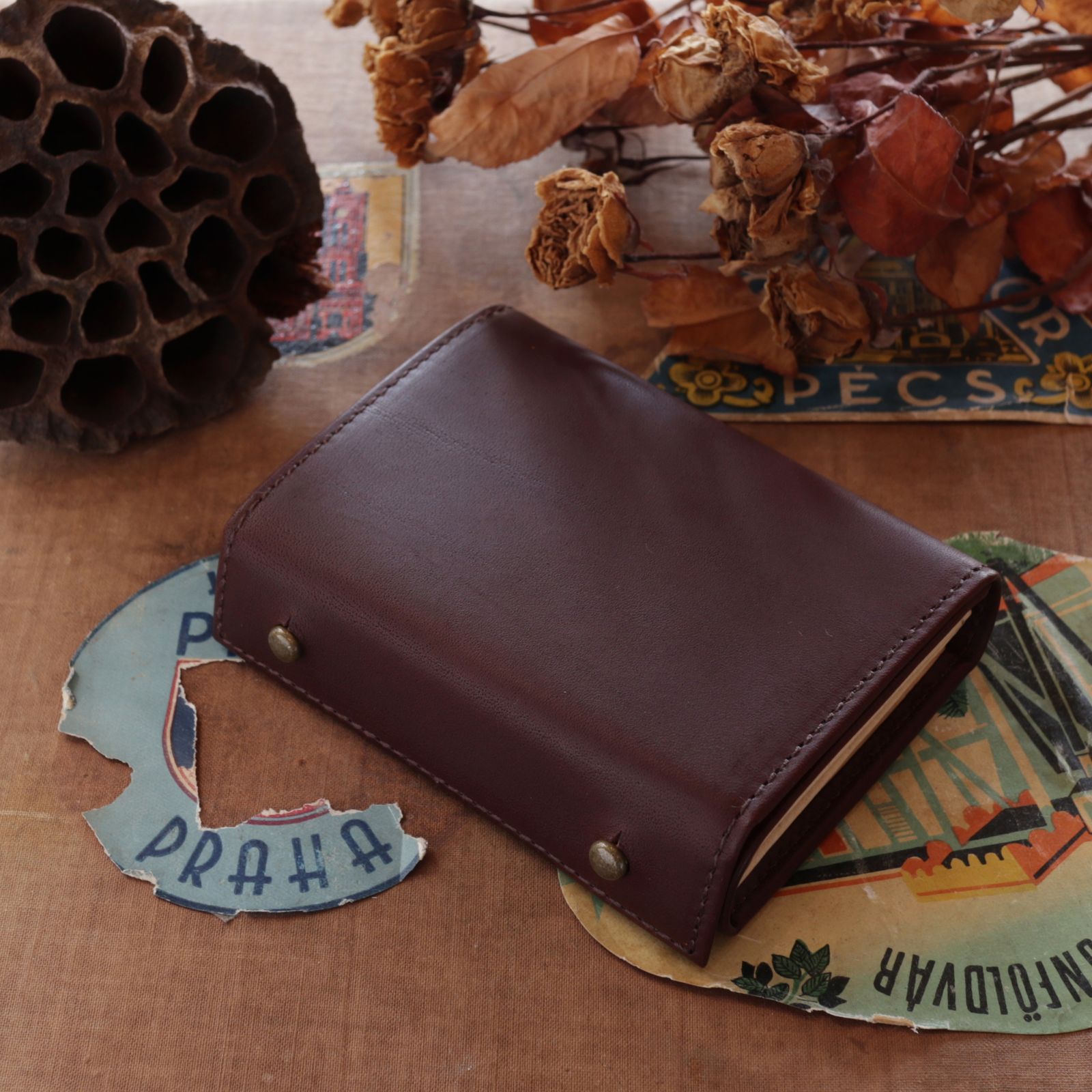 m+ - 【送料無料対象外】「millefoglie II P25 (LH)」ミニ財布(左利き