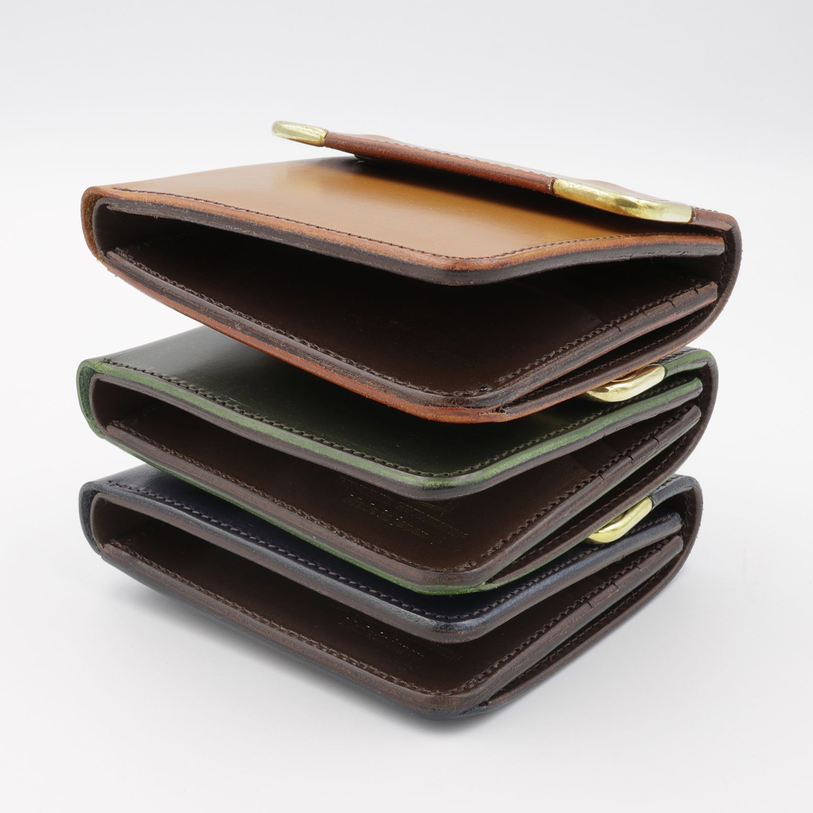 池之端銀革店 - 【Cramp】2つ折りウォレット UKブライドルレザー