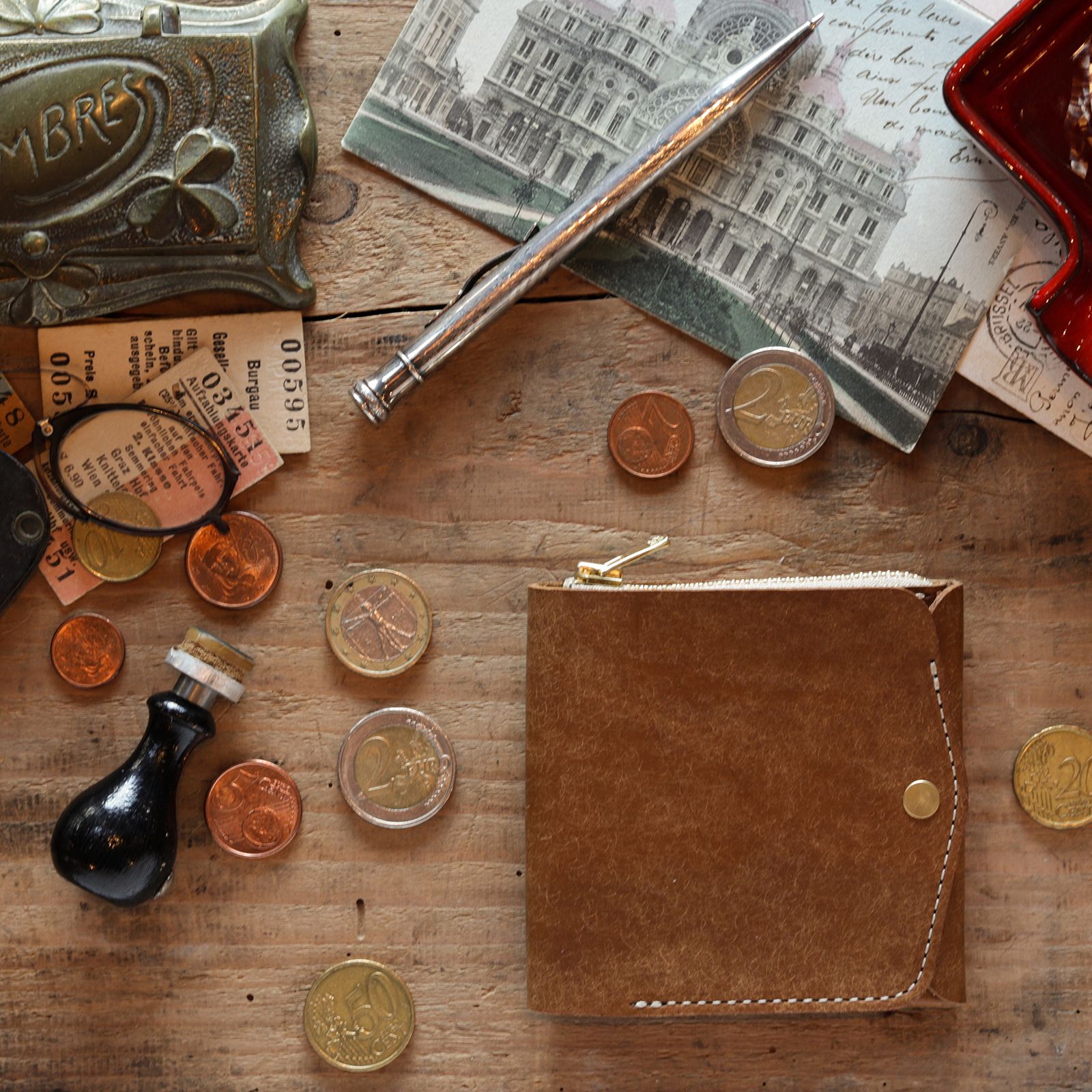 ATELIER MOKU - 「小さく薄い財布SAKU ver.3 Pueblo プエブロ」モスト