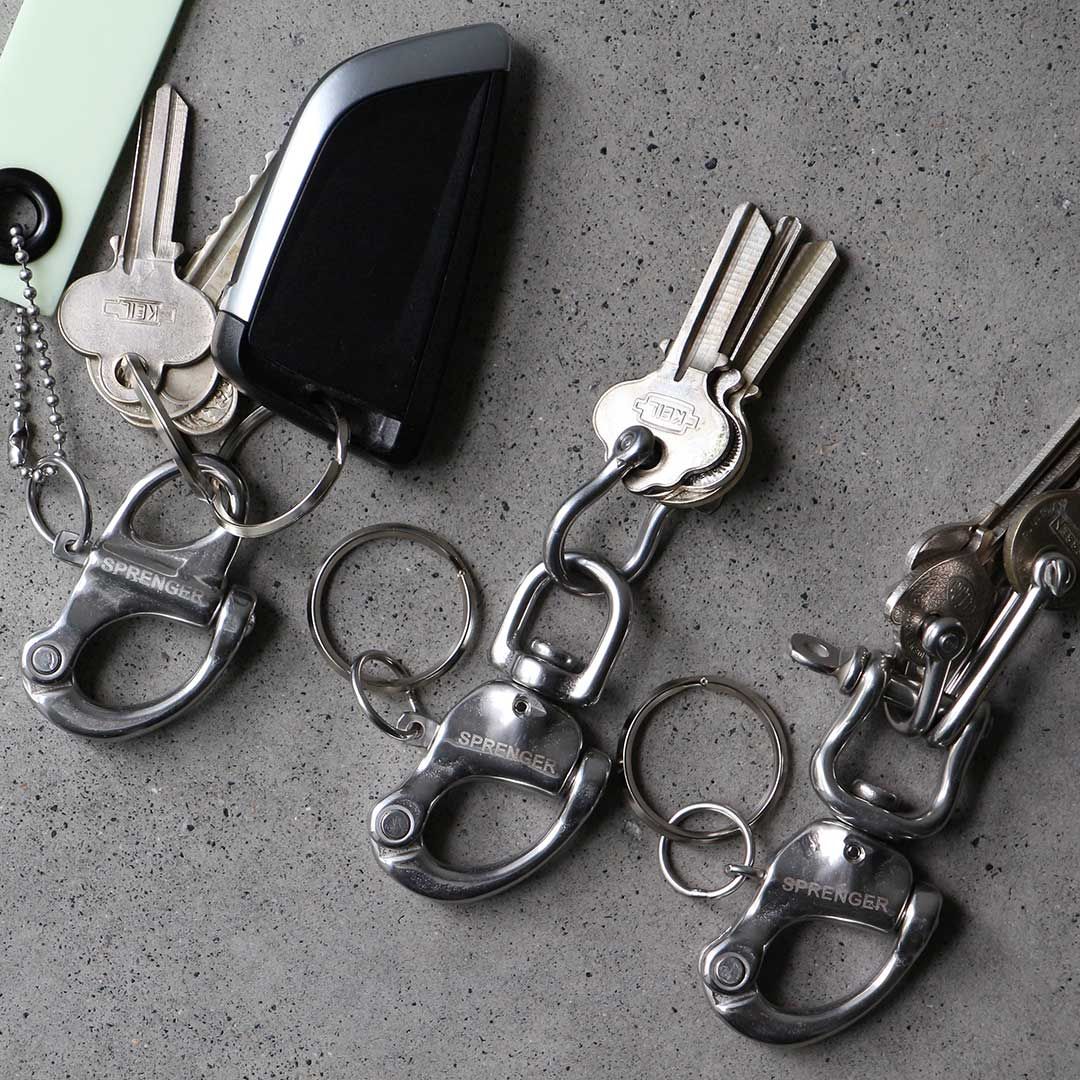 DETAIL INC. - 「SNAP SHACKLE S」スナップシャックル キーリング