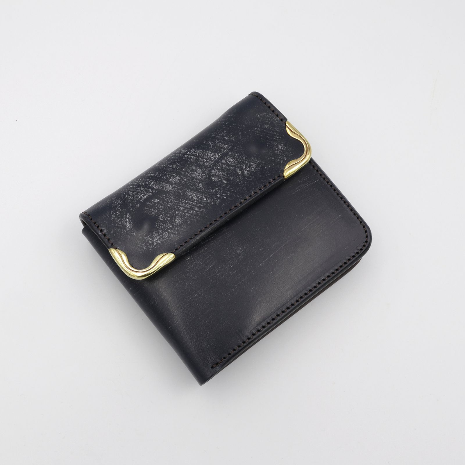 池之端銀革店 - 【Cramp】2つ折りウォレット UKブライドルレザー