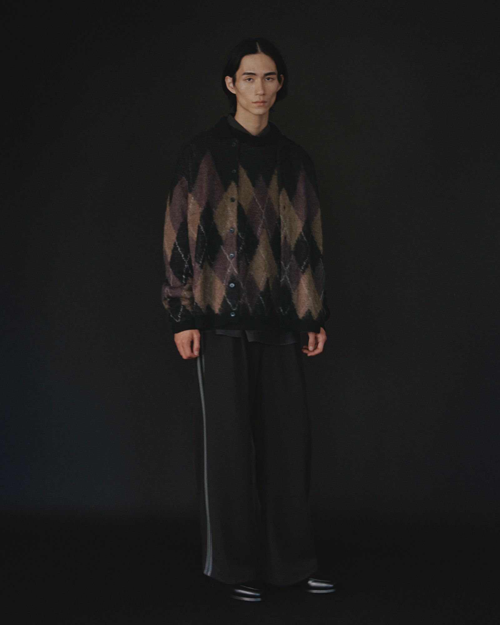 LAD MUSICIAN - Argyle Pullover Knit | fakejam