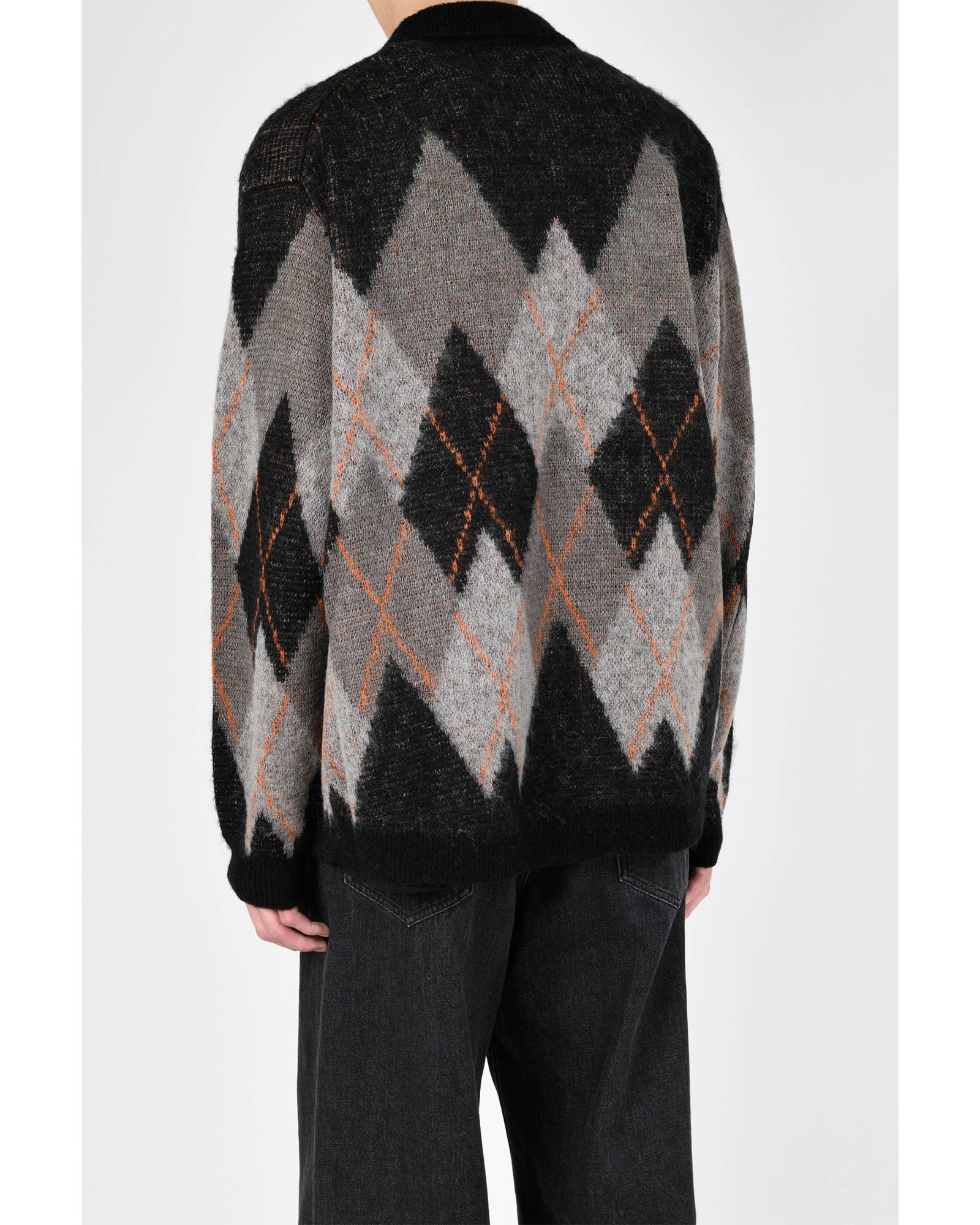 LAD MUSICIAN - Argyle Knit Shirt | fakejam