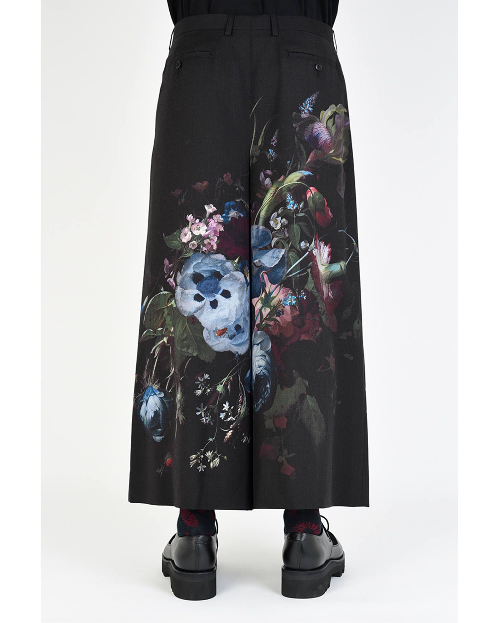 LAD MUSICIAN - 2Tuck Cropped Wide Slacks | fakejam