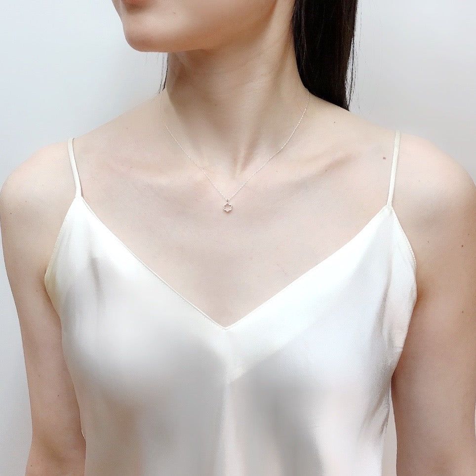 KAORU - 【即日発送可】ミニ ミモザ ネックレス／(シルバー) | GENTiL