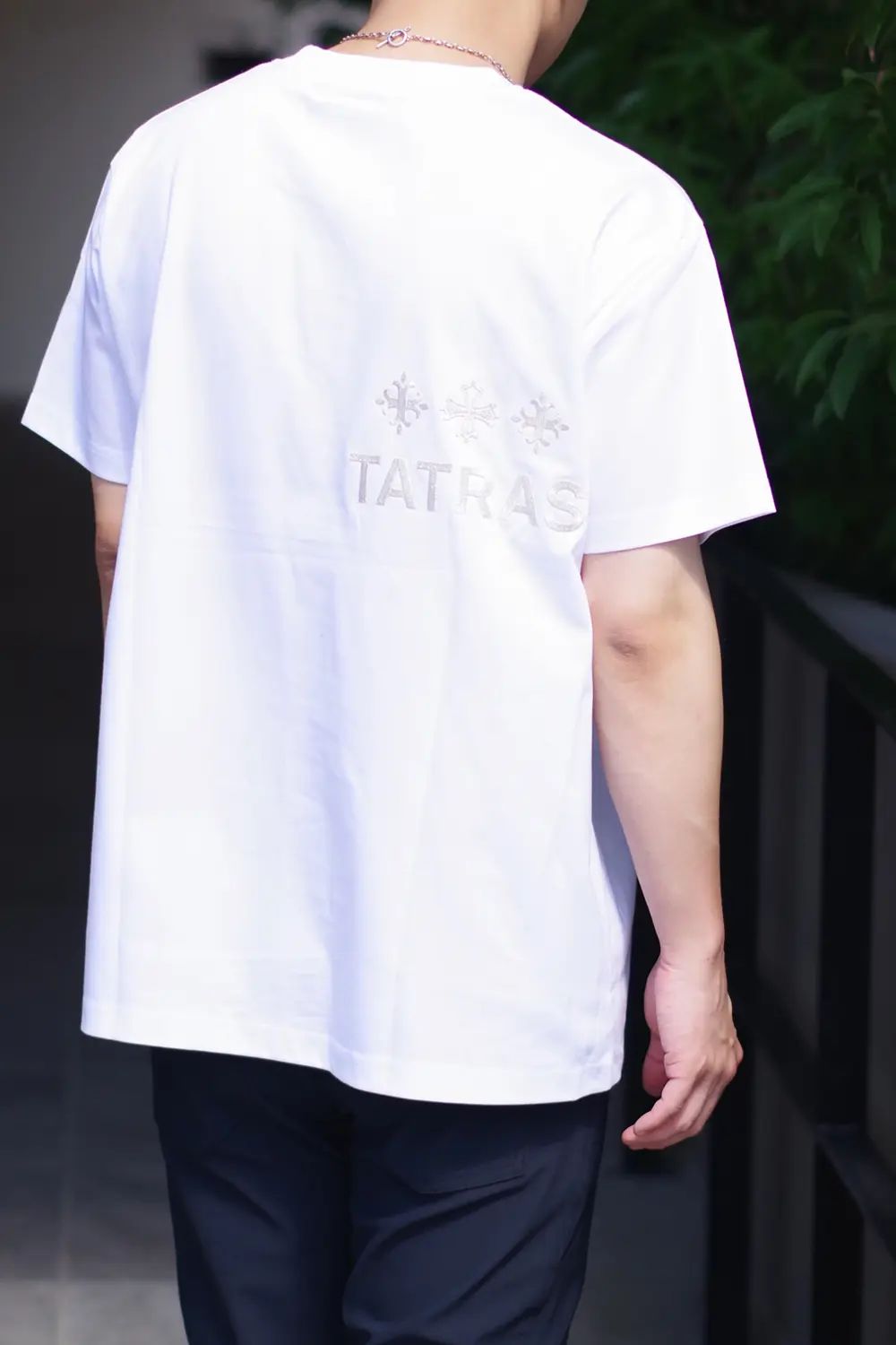 TATRAS - NUNKI (ヌンキ) / ブランドロゴ刺繍 ハーフスリーブ Tシャツ