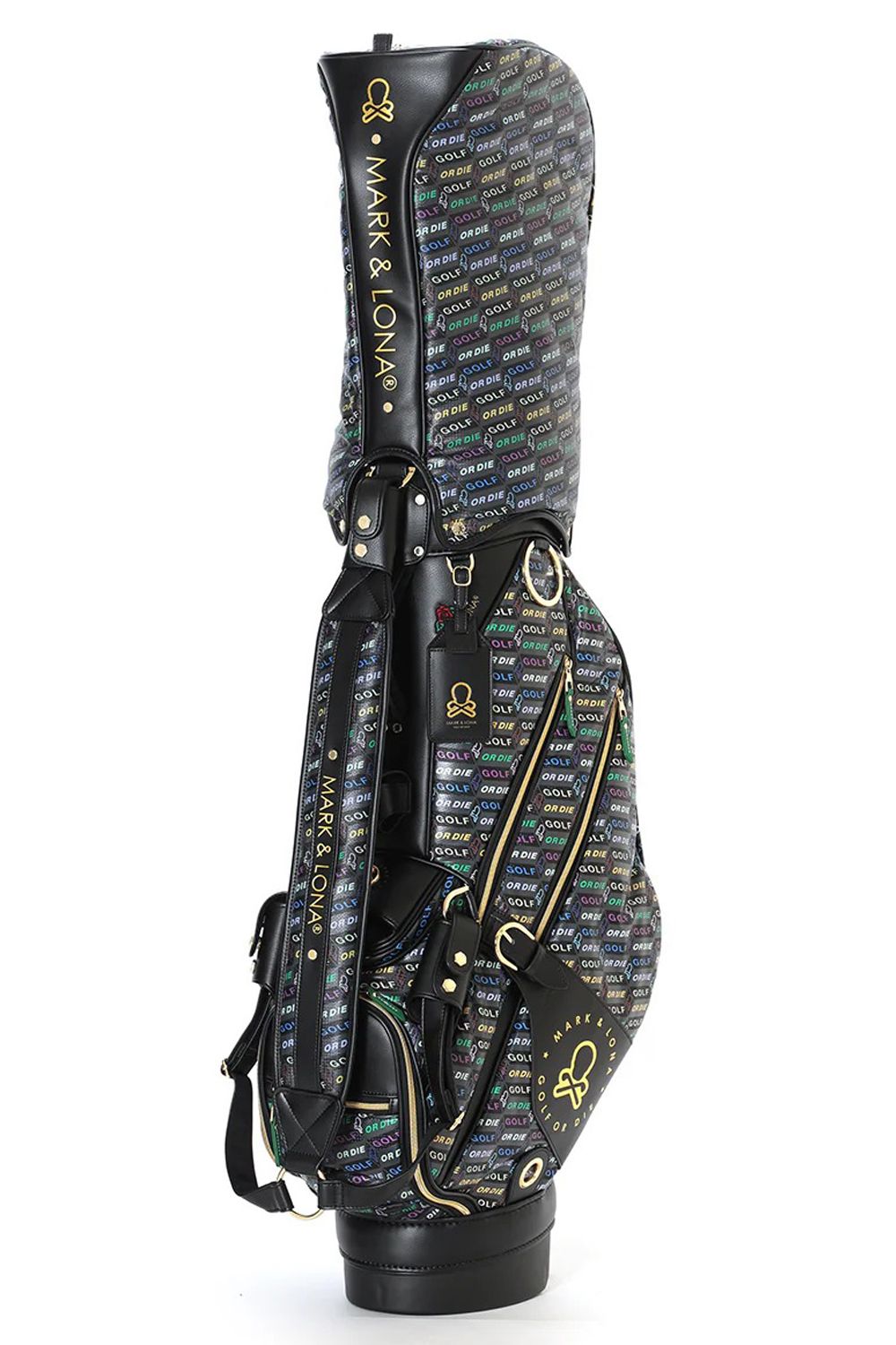 MARK & LONA キャディバッグ ブラック/迷彩 MARK AND LONA ゴルフ