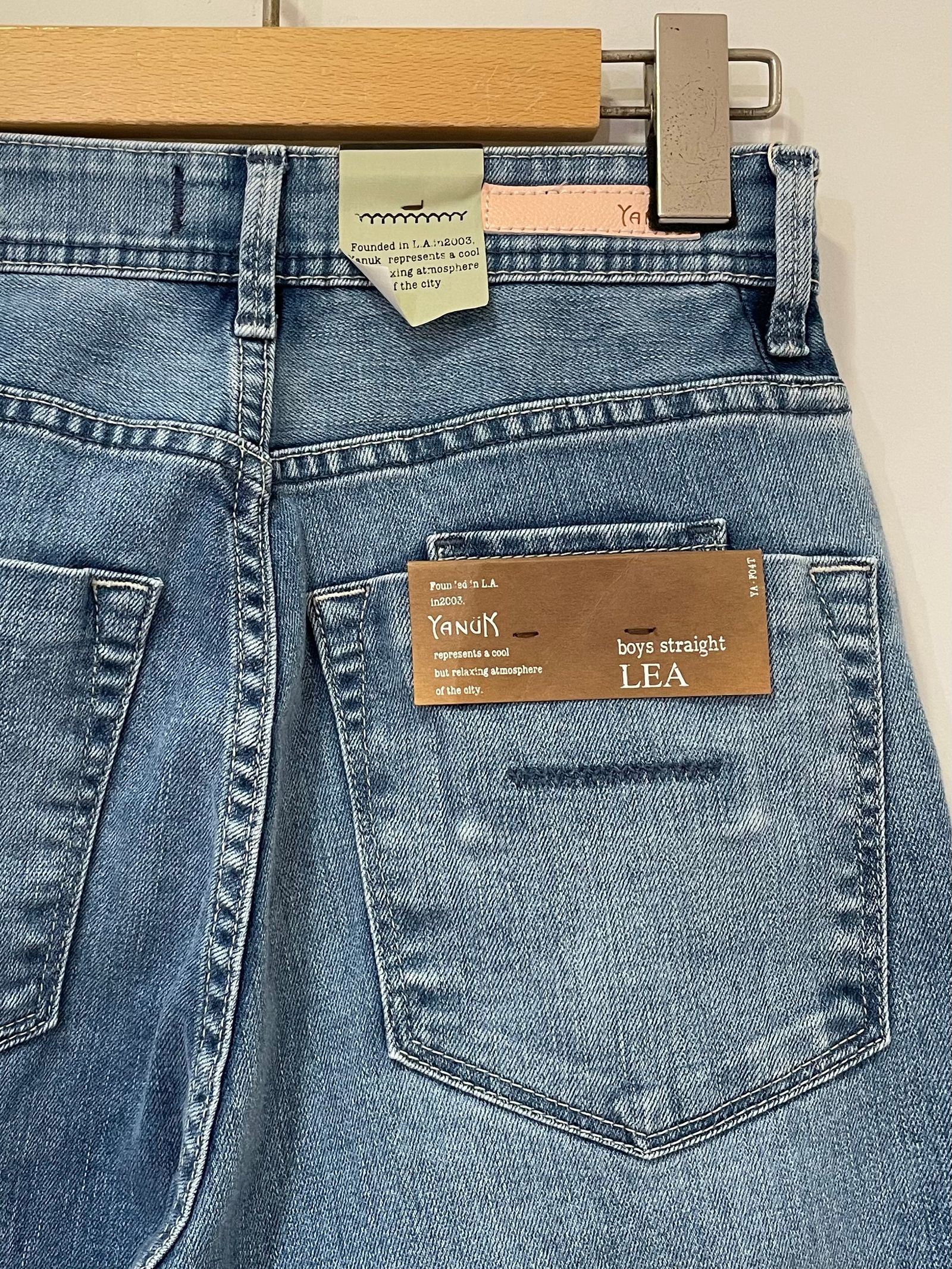 YANUK - LEA / Really Light / ボーイズストレートデニム / ライト