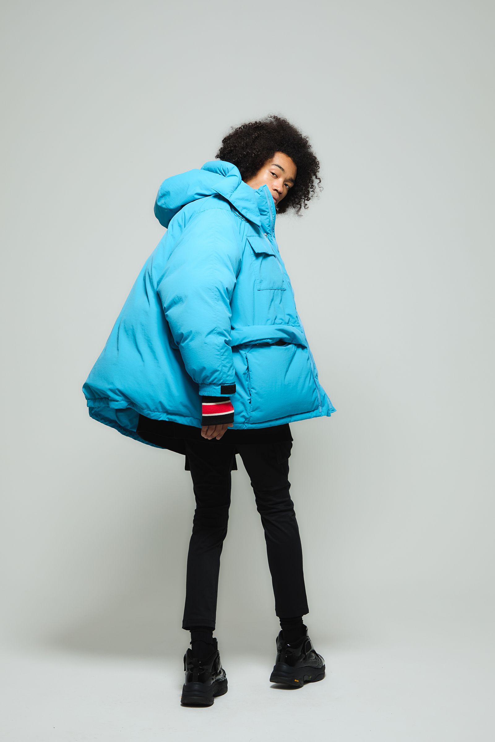 blackmeans - 945-80TJ430-1 / ダウンジャケット (BLUE) | HAZE