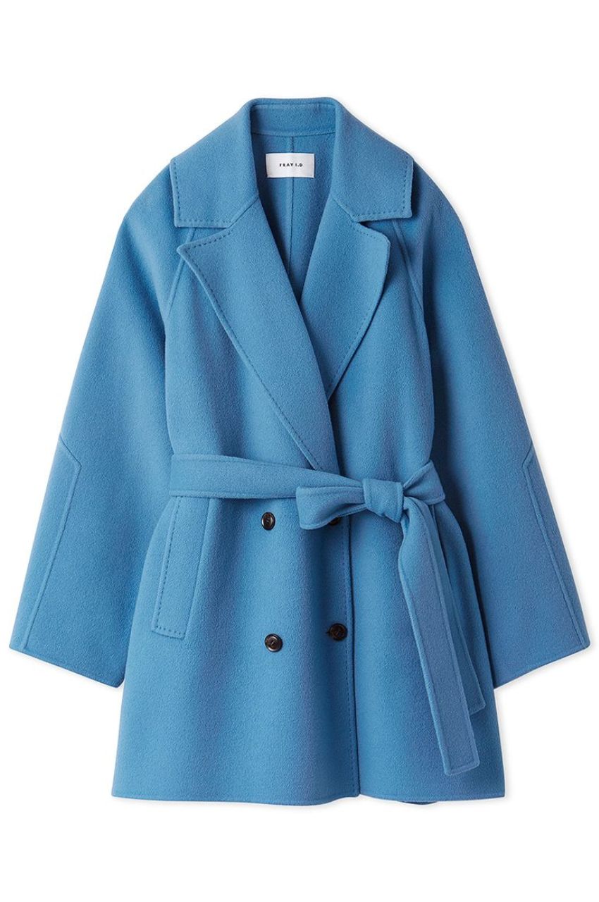 FRAY I.D - ウールリバーミドルコート (GBEG) 羊毛 / 軽量 / スコッチ